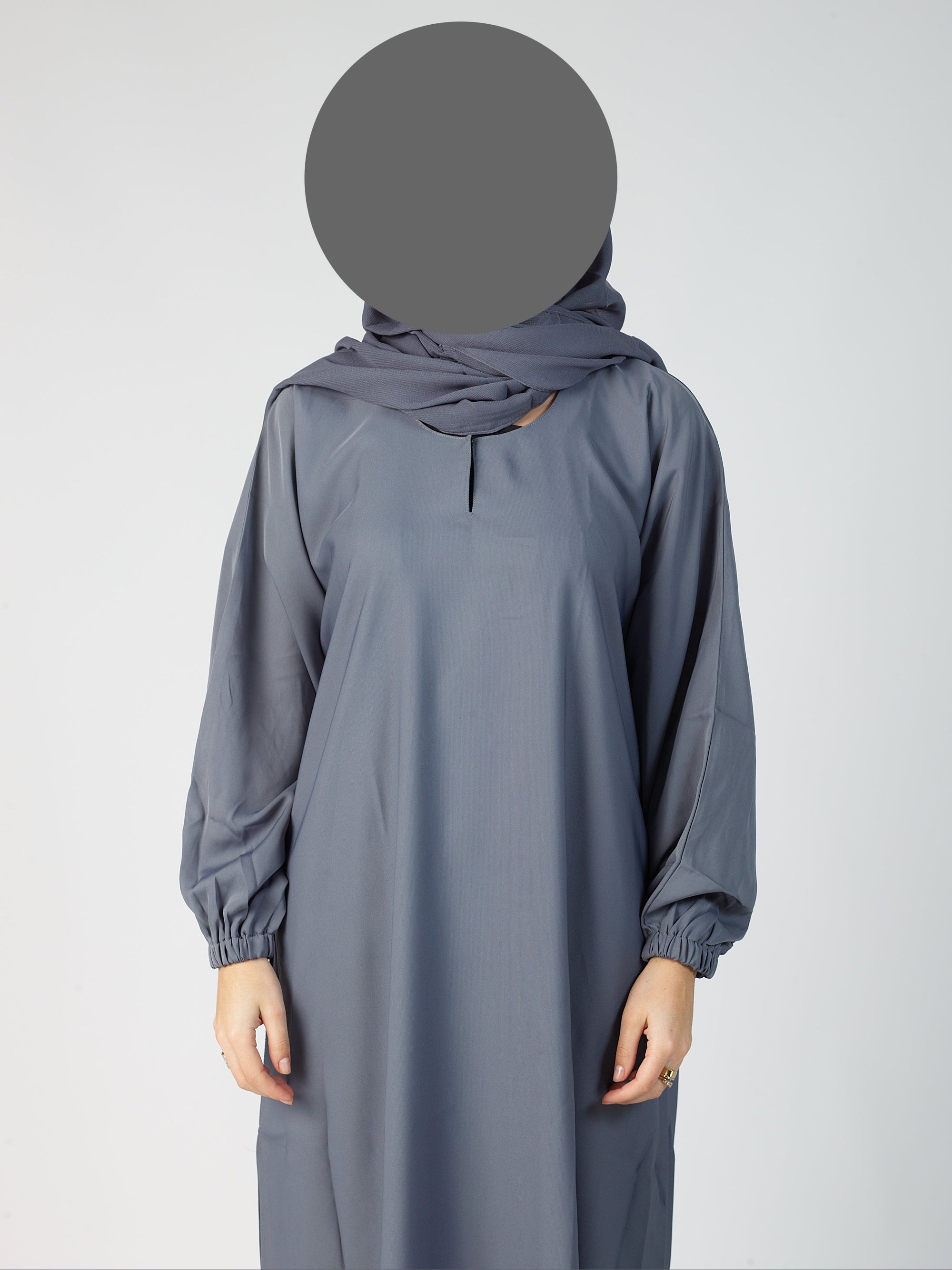 closed abaya  - Cuff sleeve