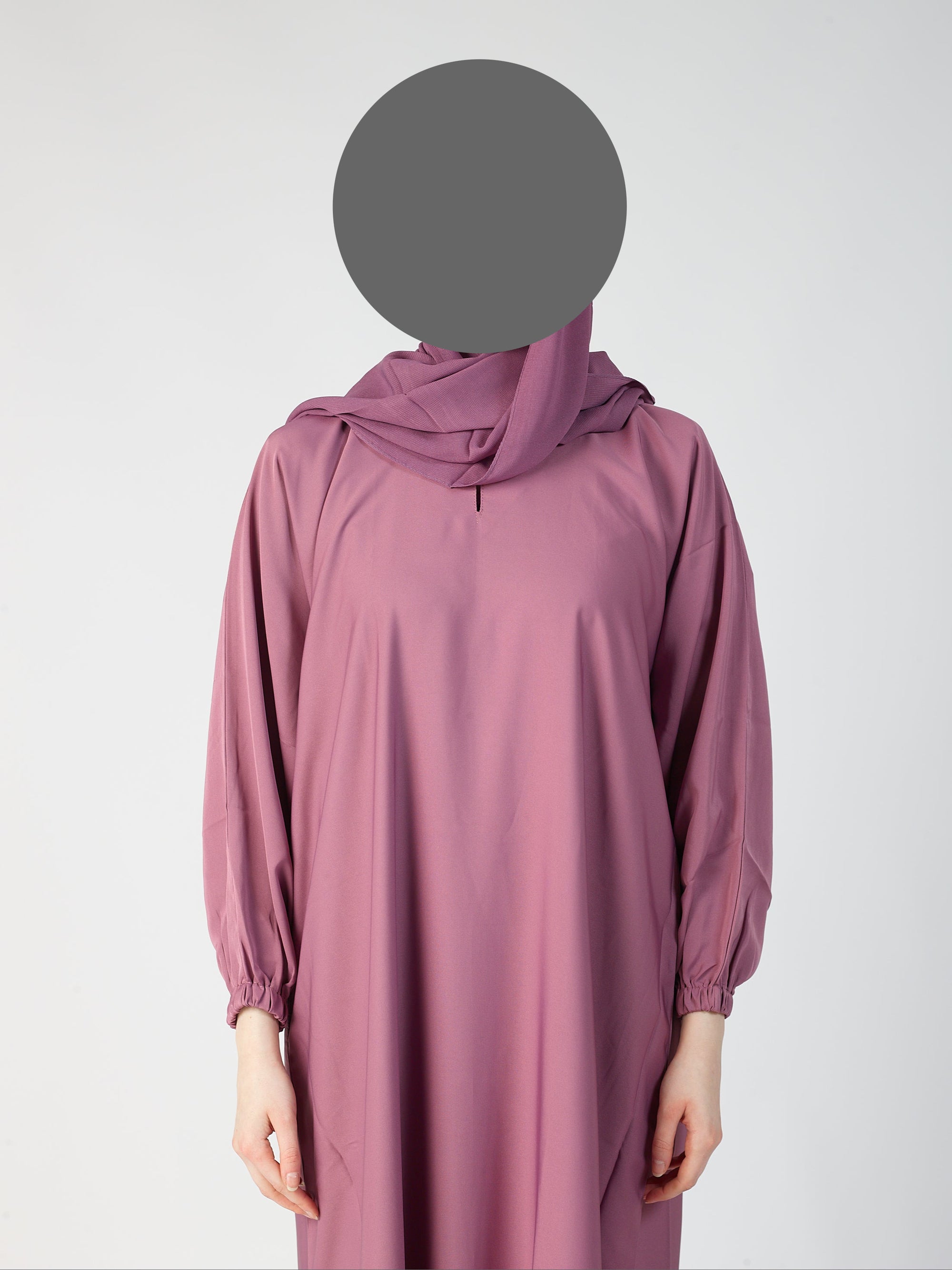 closed abaya  - Cuff sleeve