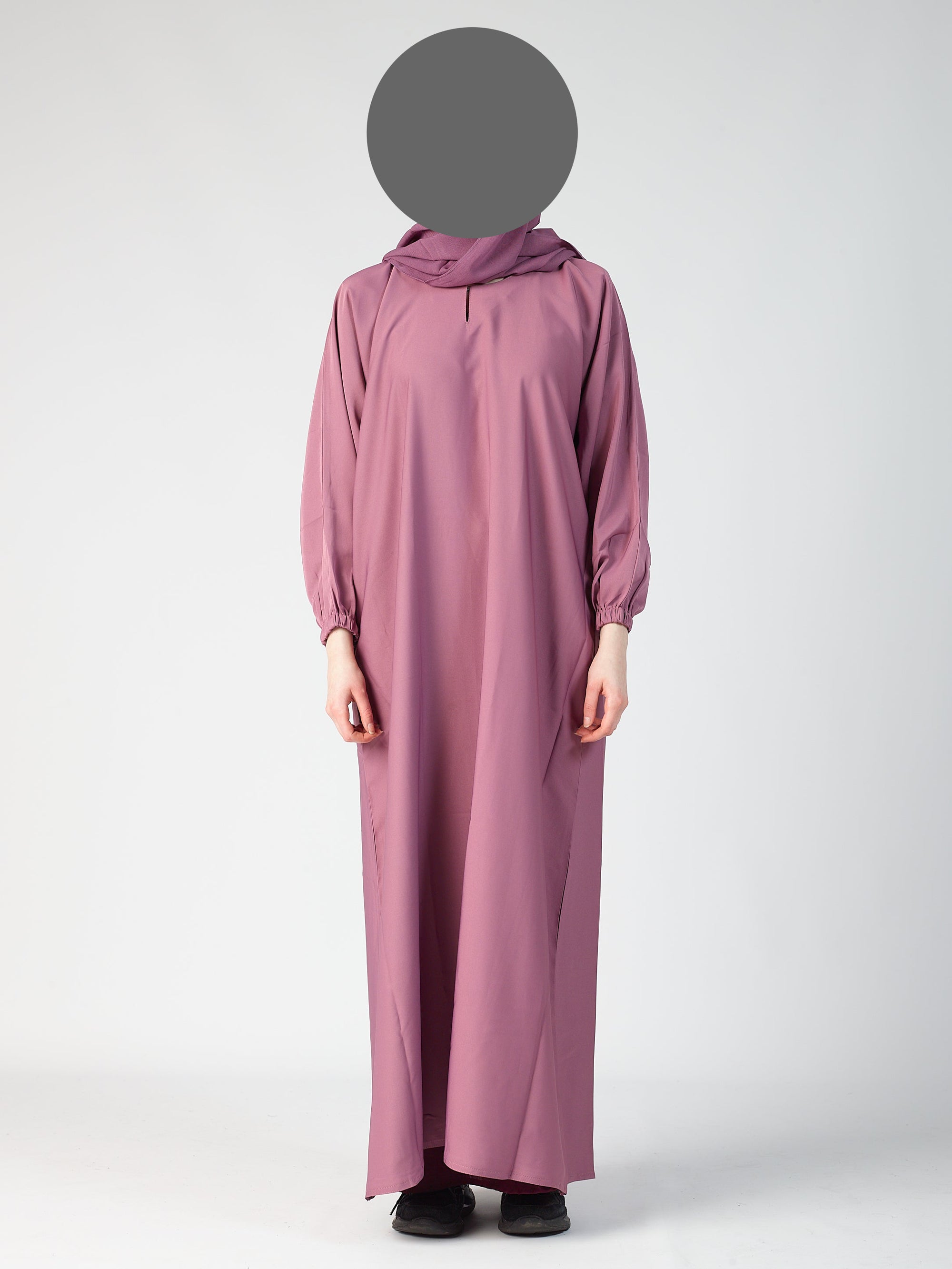 closed abaya  - Cuff sleeve