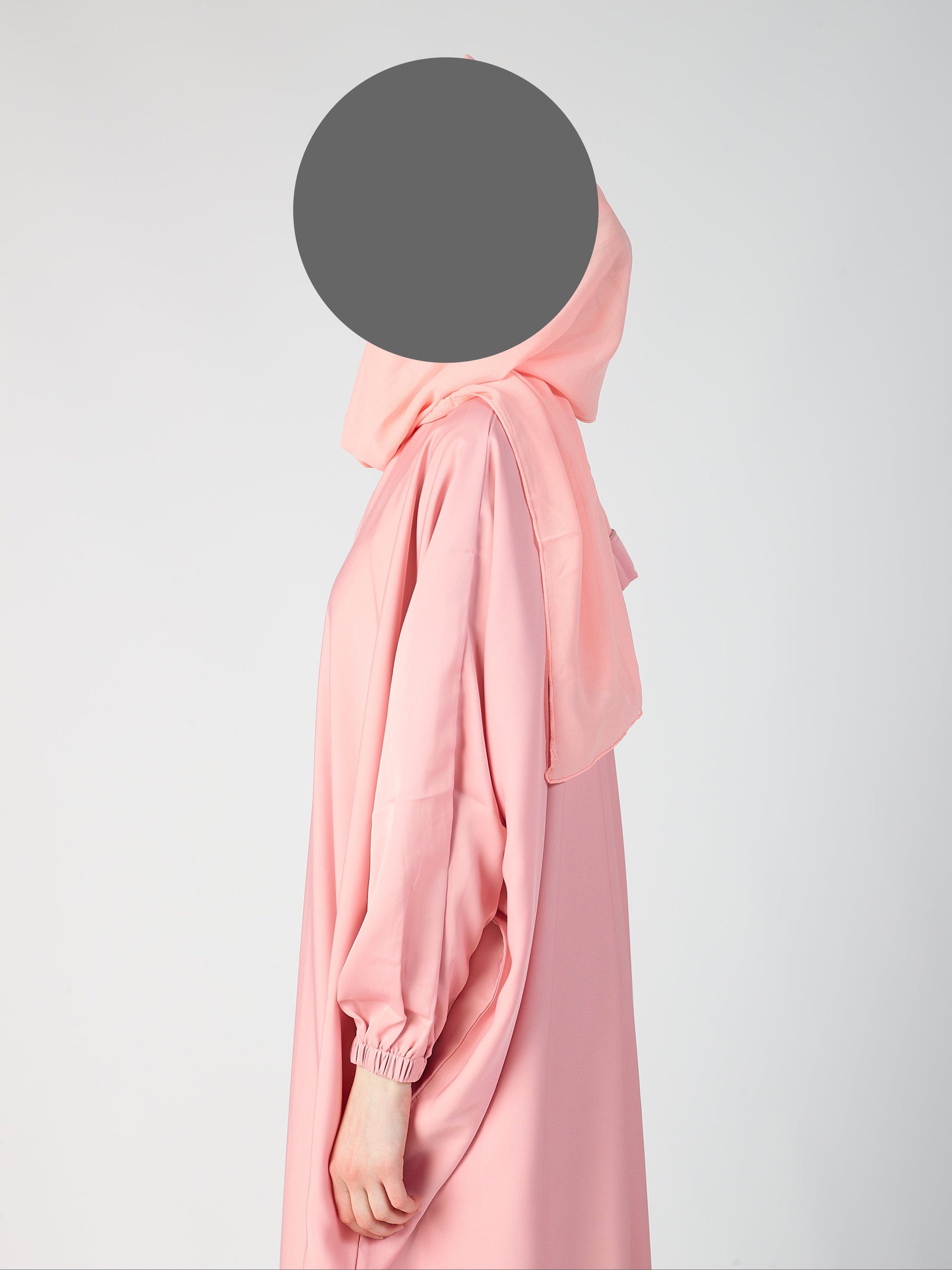 Batwing Closed abaya - cuff sleeve
