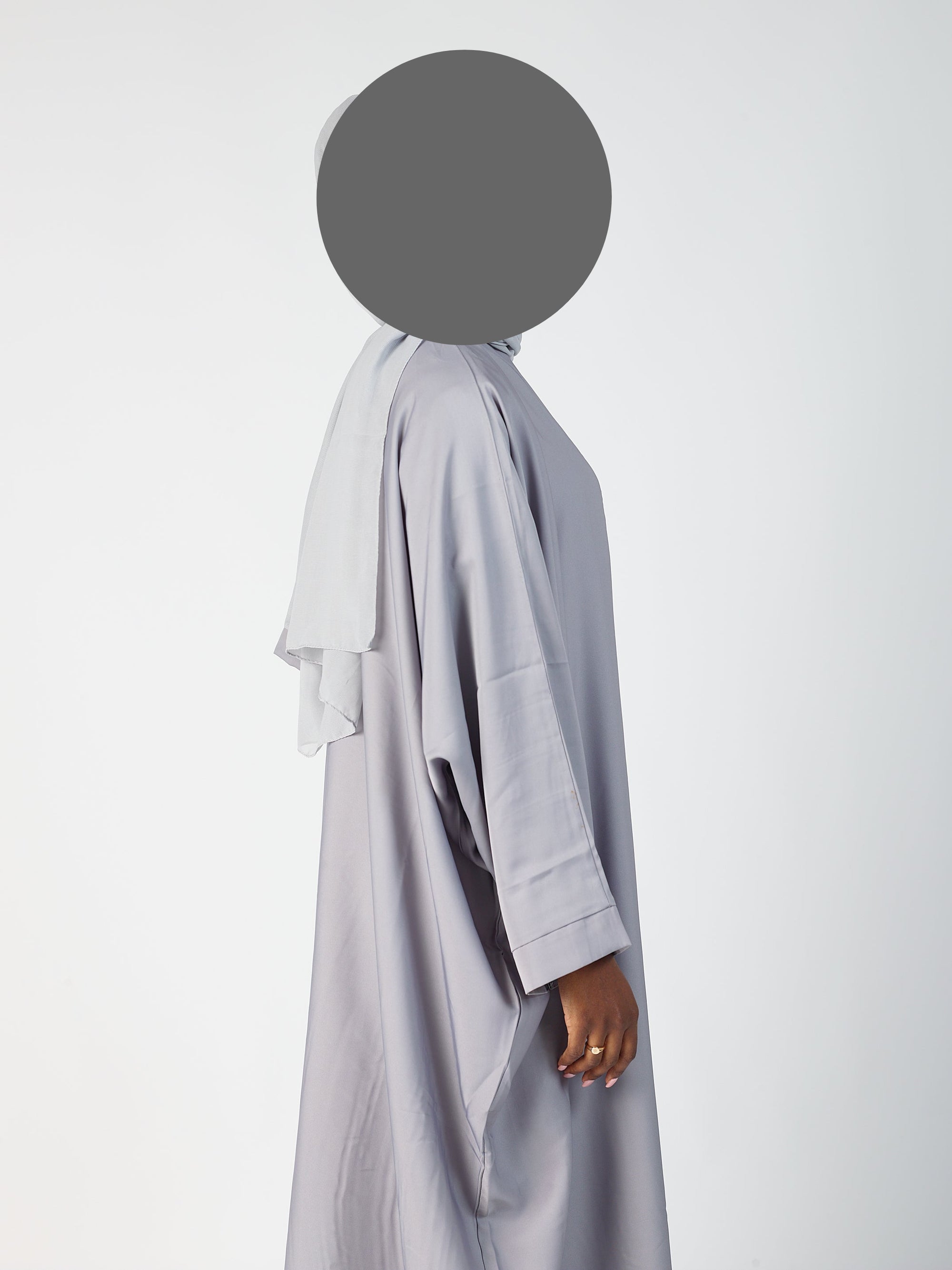 Batwing Open Abaya - wide sleeve -