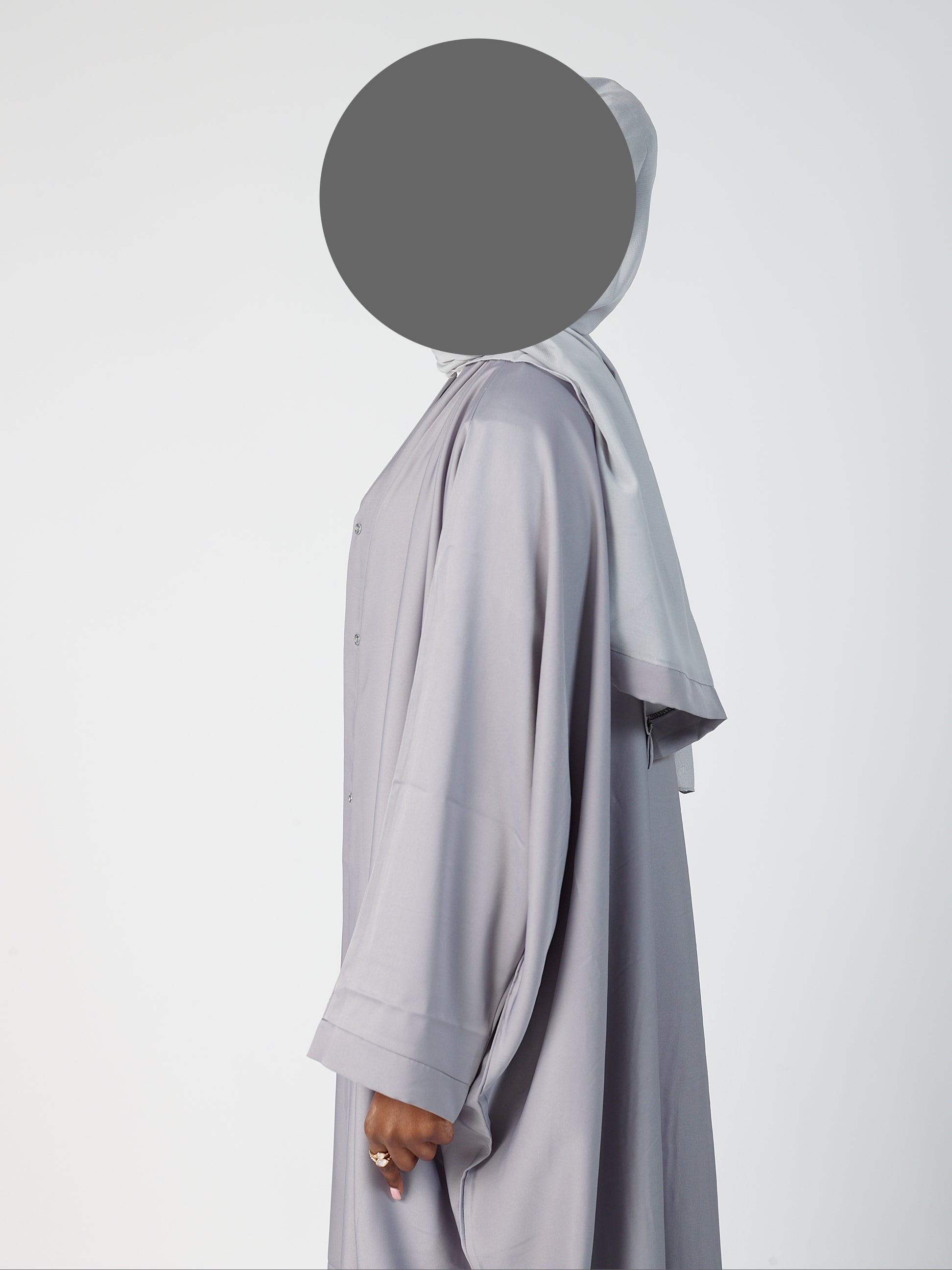 Batwing Open Abaya - wide sleeve -