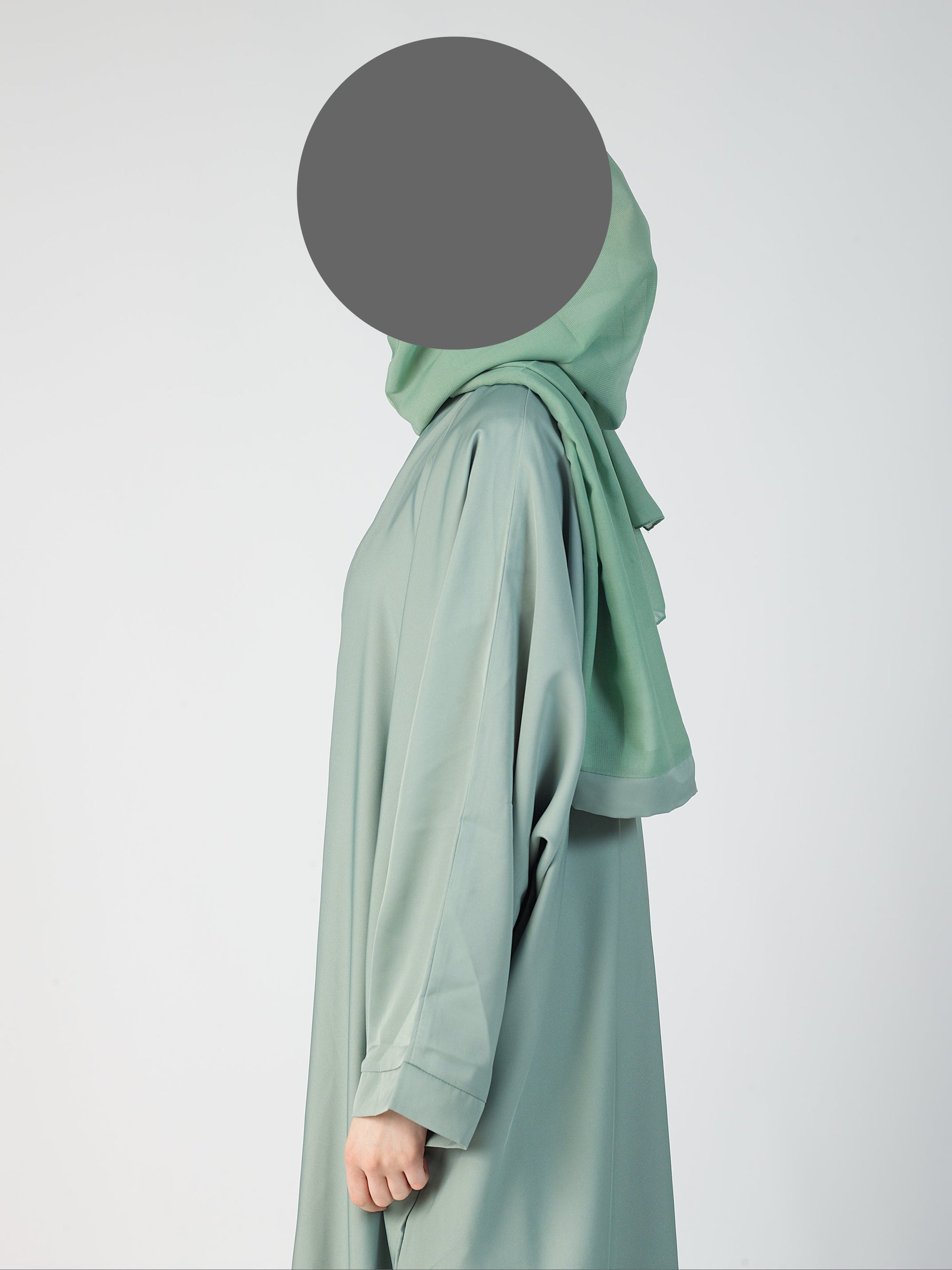 Batwing Open Abaya - wide sleeve -