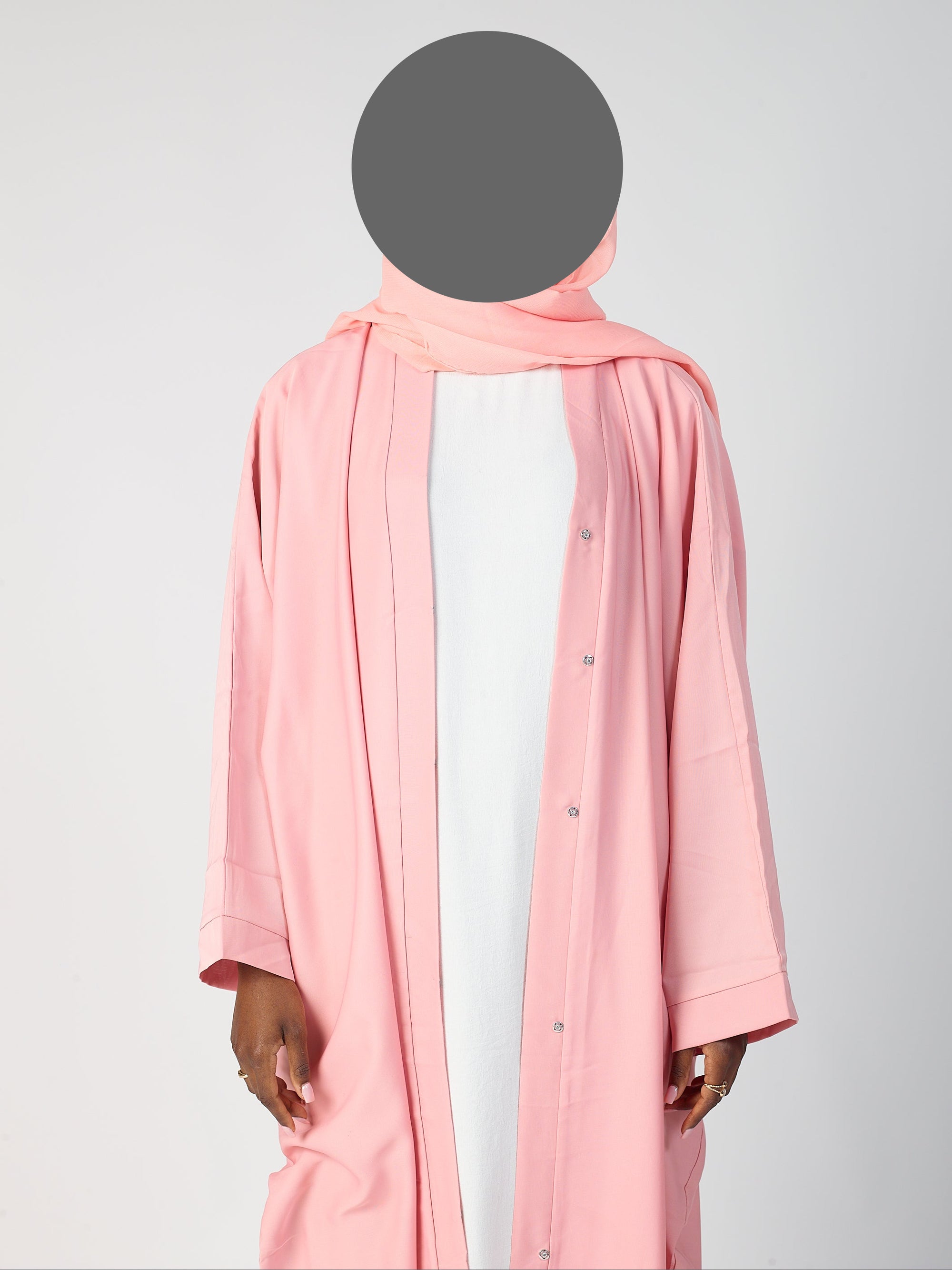 Batwing Open Abaya - wide sleeve -