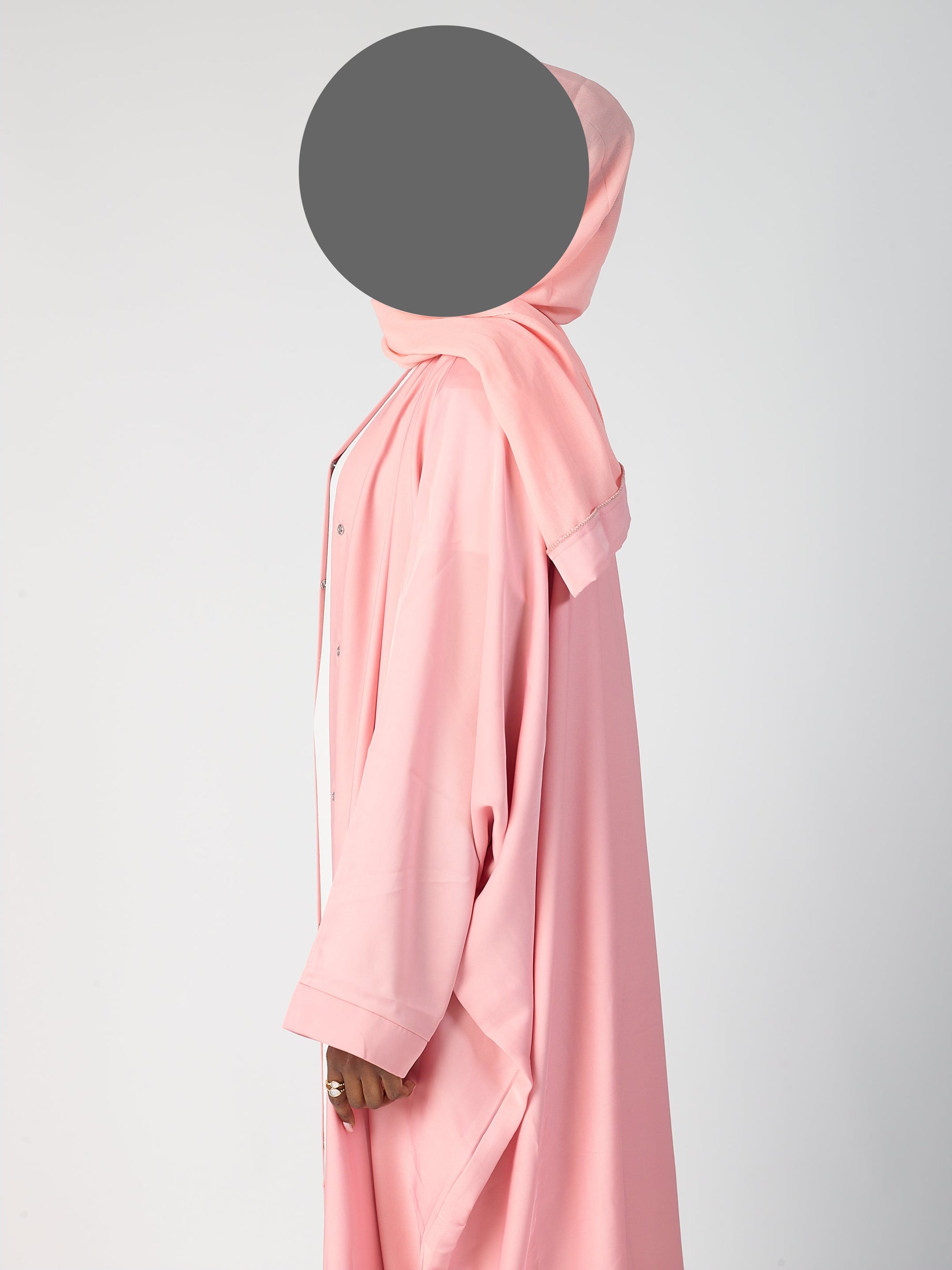 Batwing Open Abaya - wide sleeve -