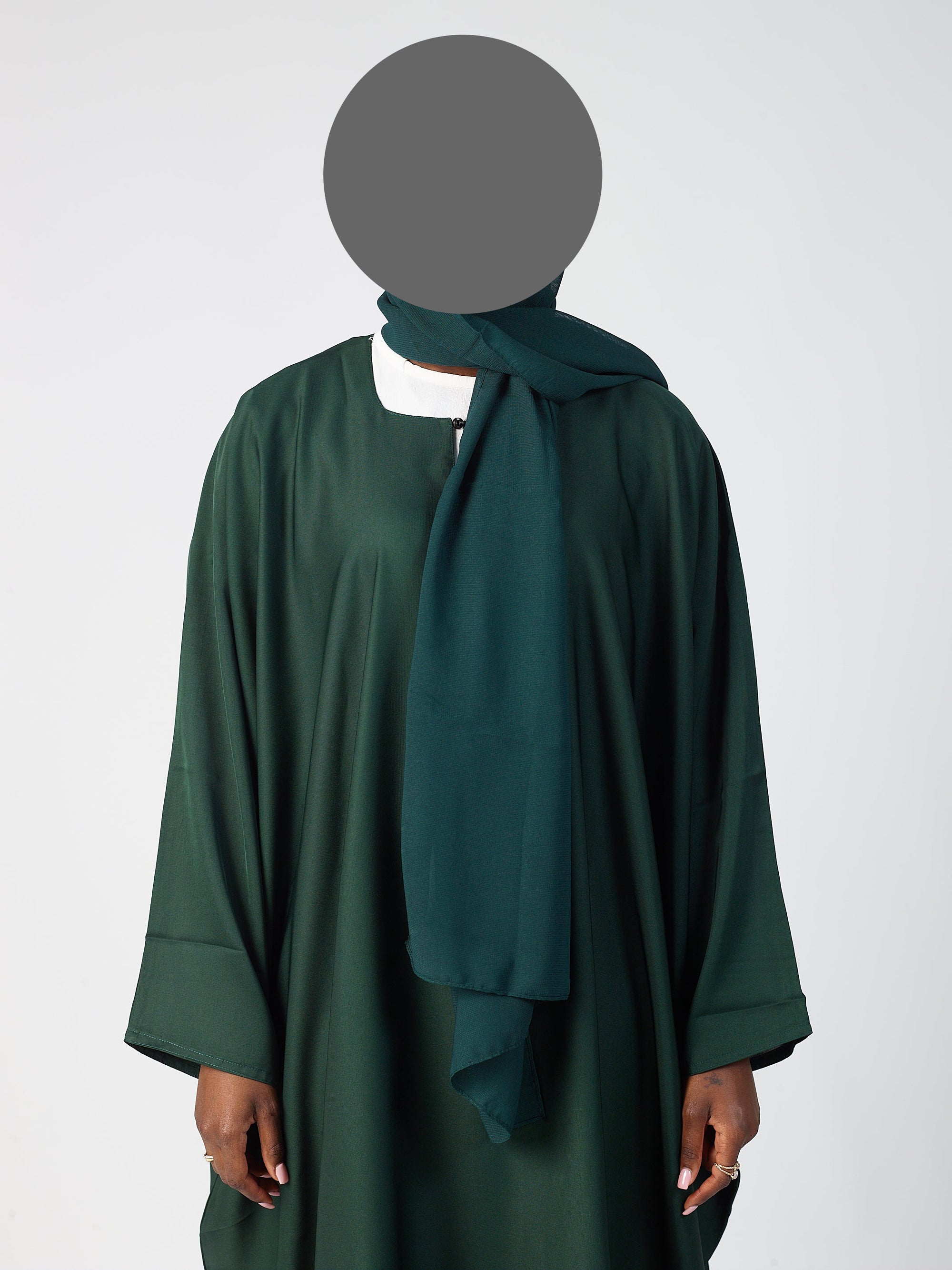 Batwing Closed abaya - Wide sleeve