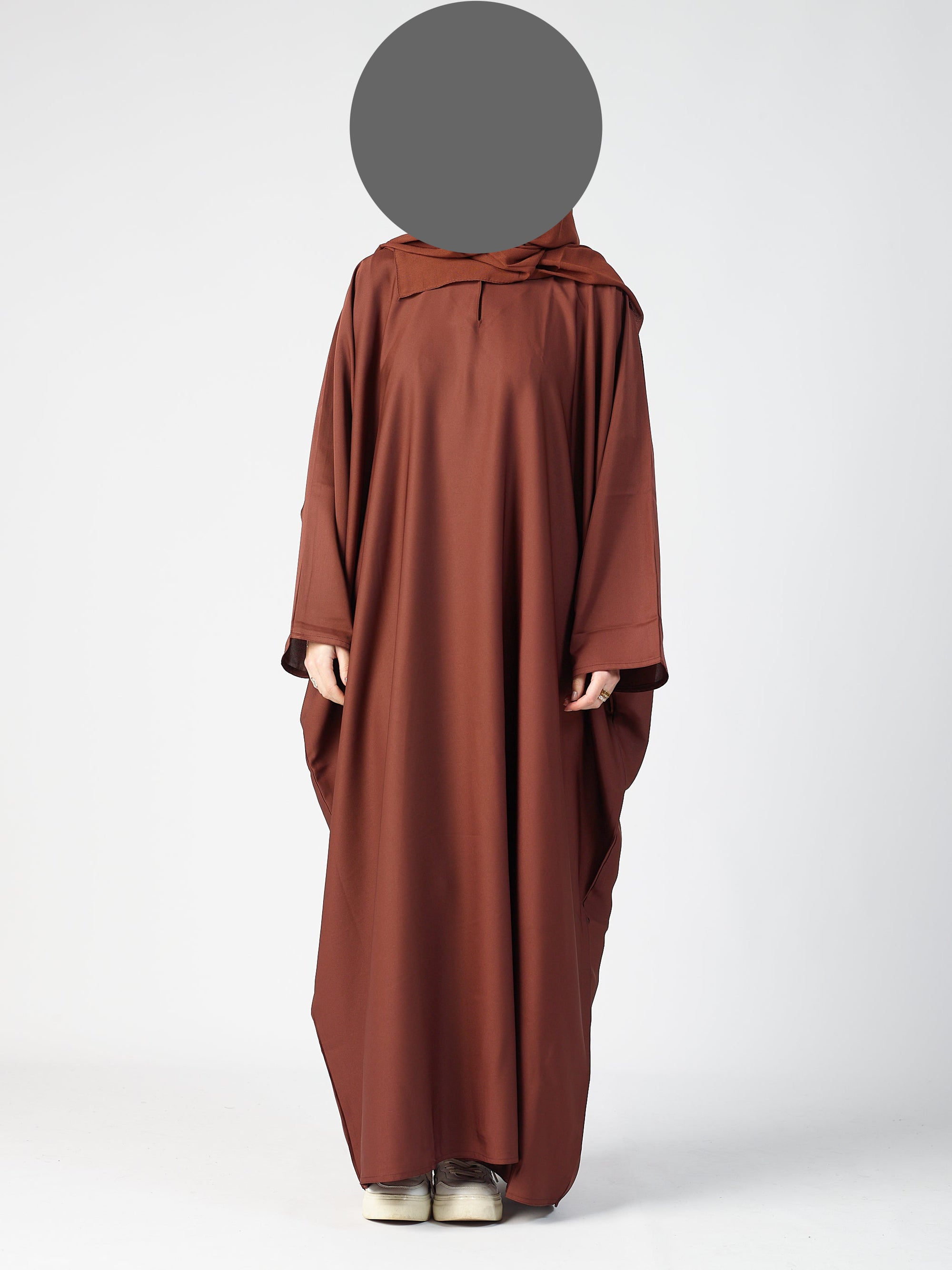 Batwing Closed abaya - Wide sleeve