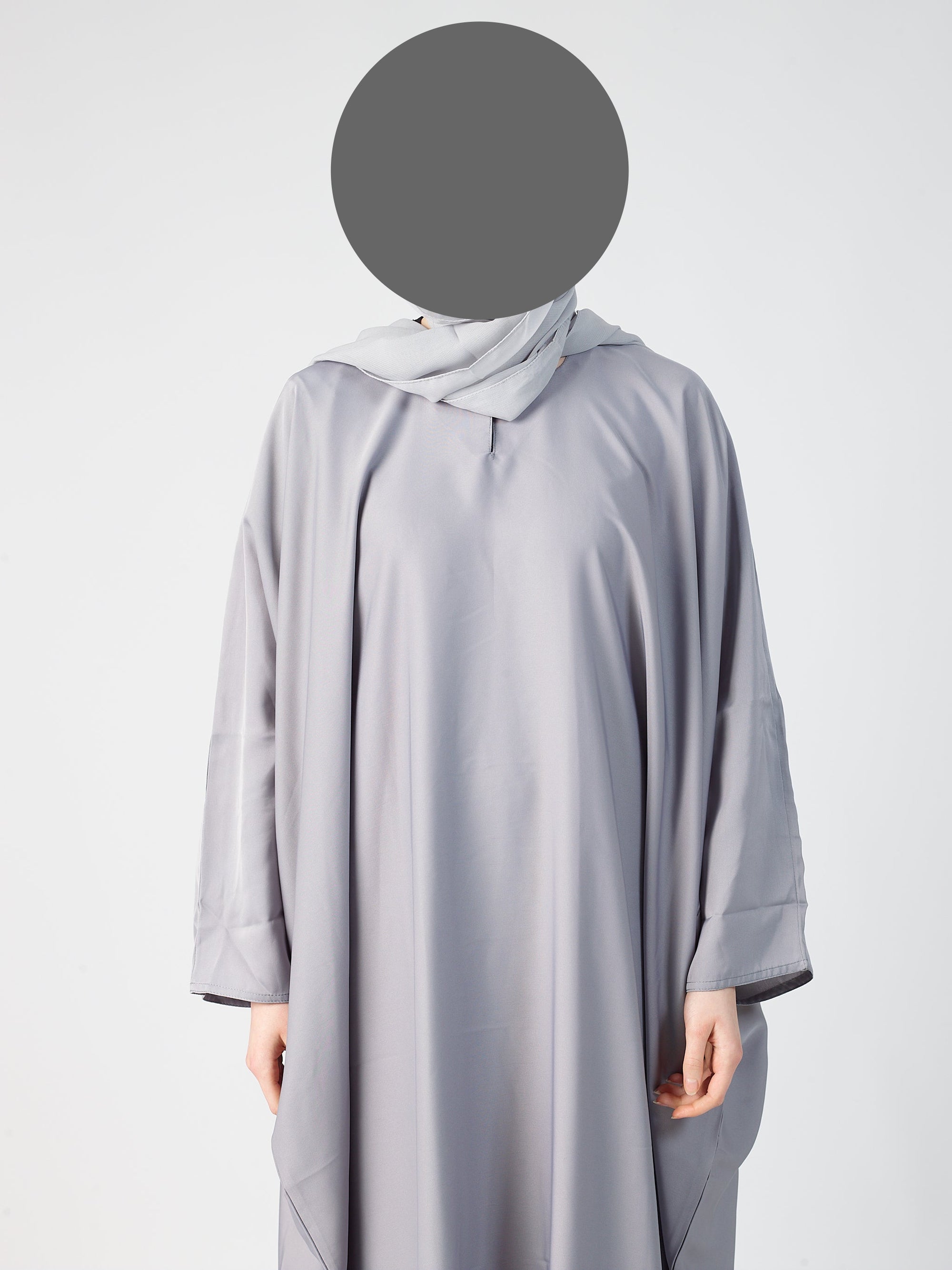 Batwing Closed abaya - Wide sleeve
