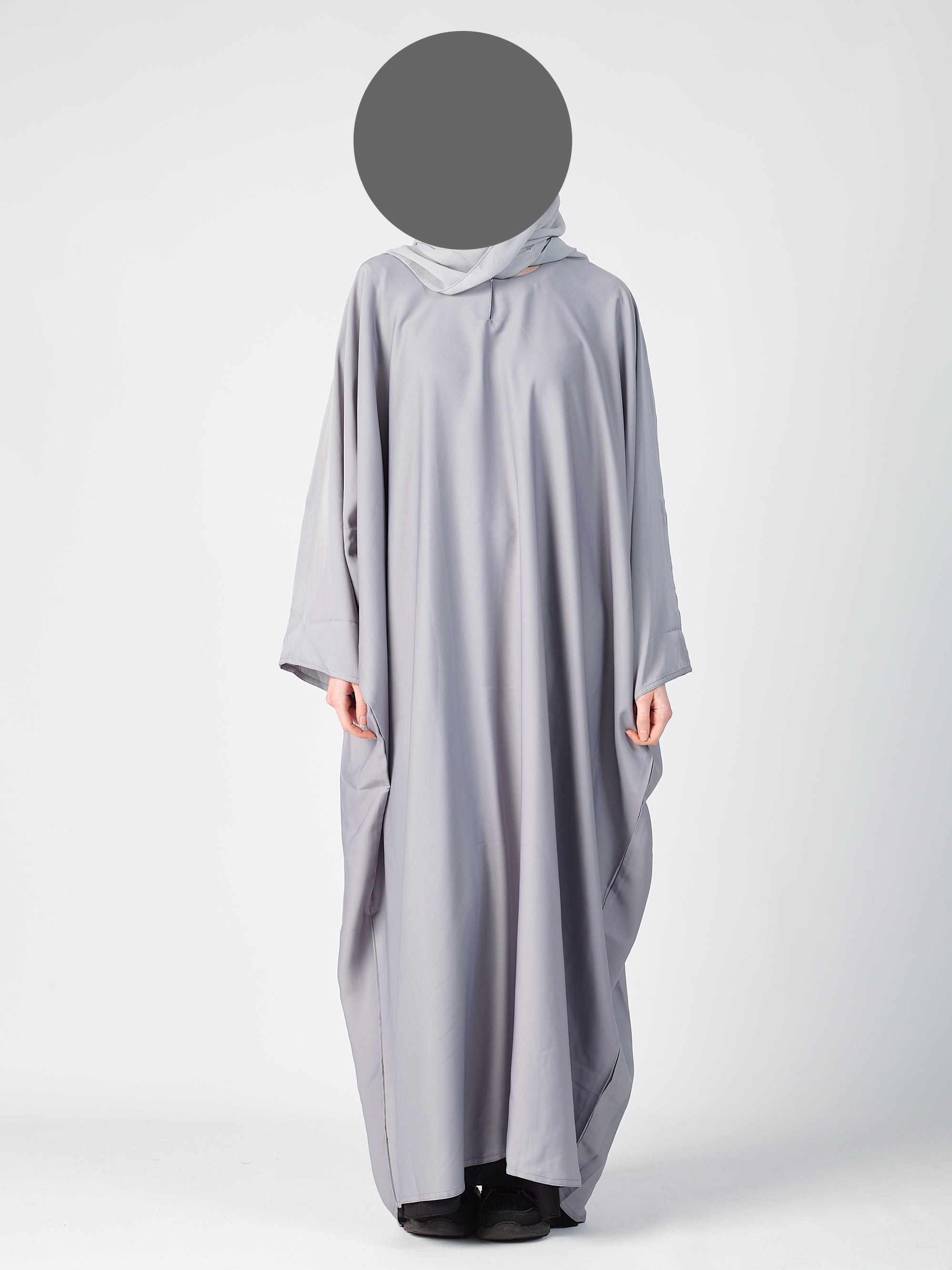 Batwing Closed abaya - Wide sleeve