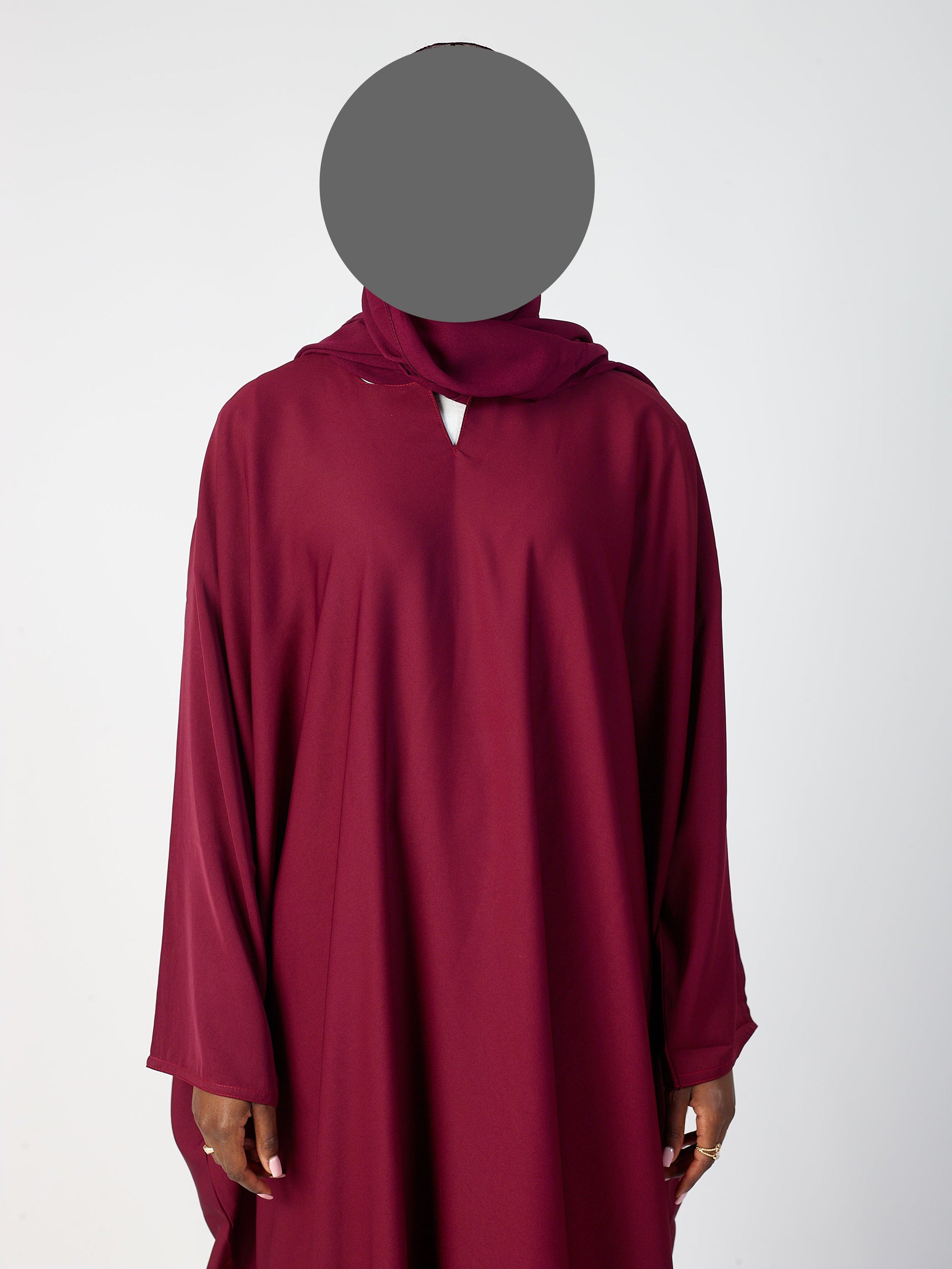 Batwing Closed abaya - Wide sleeve