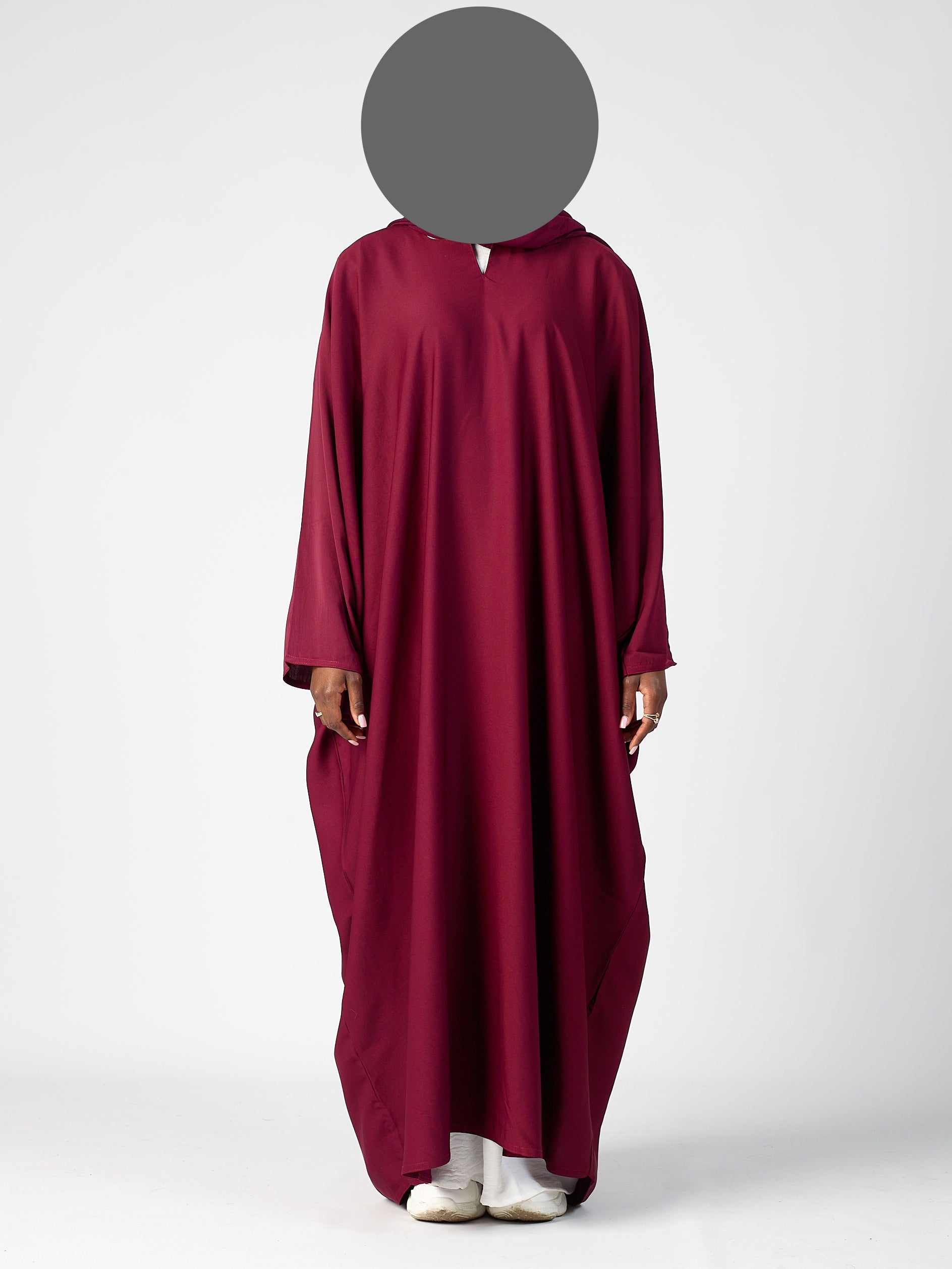 Batwing Closed abaya - Wide sleeve