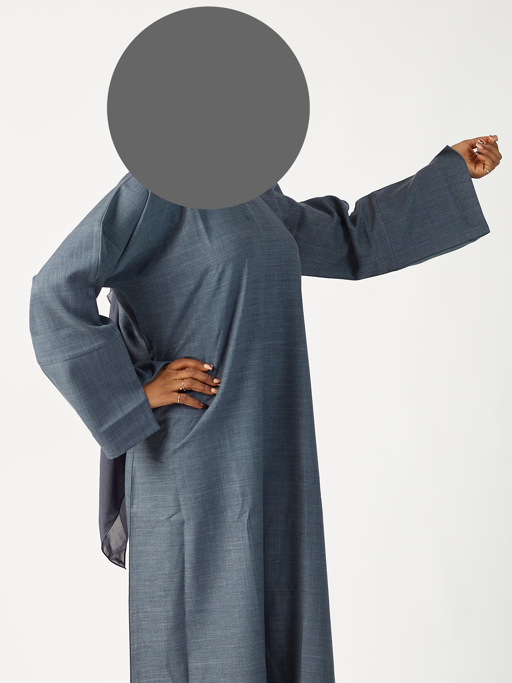 Linen Abaya Closed
