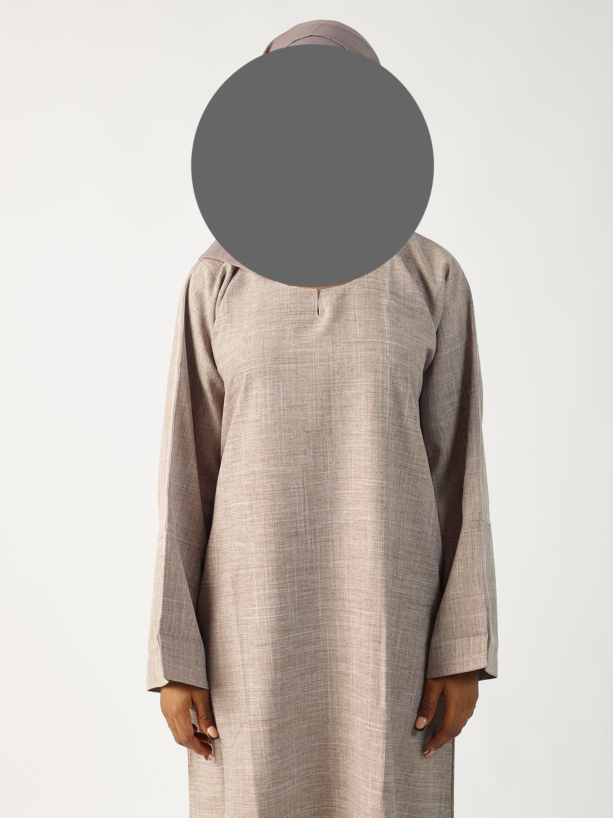 Linen Abaya Closed