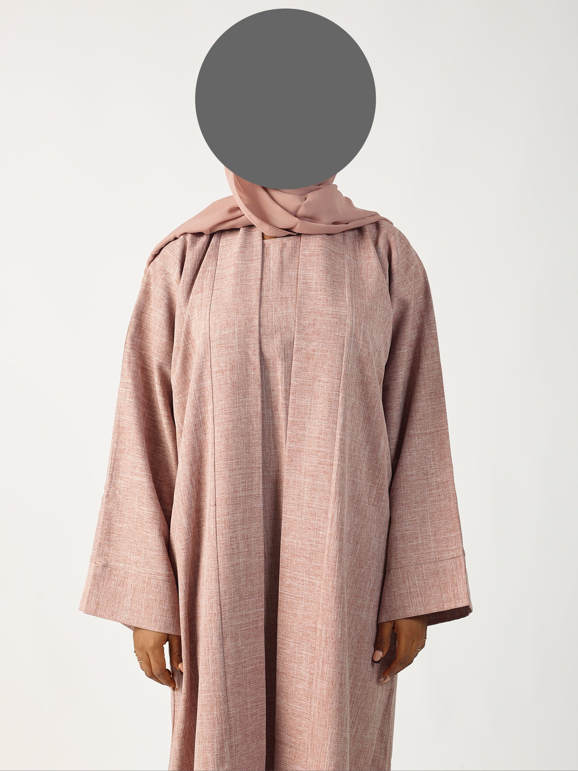 Linen Abaya Open