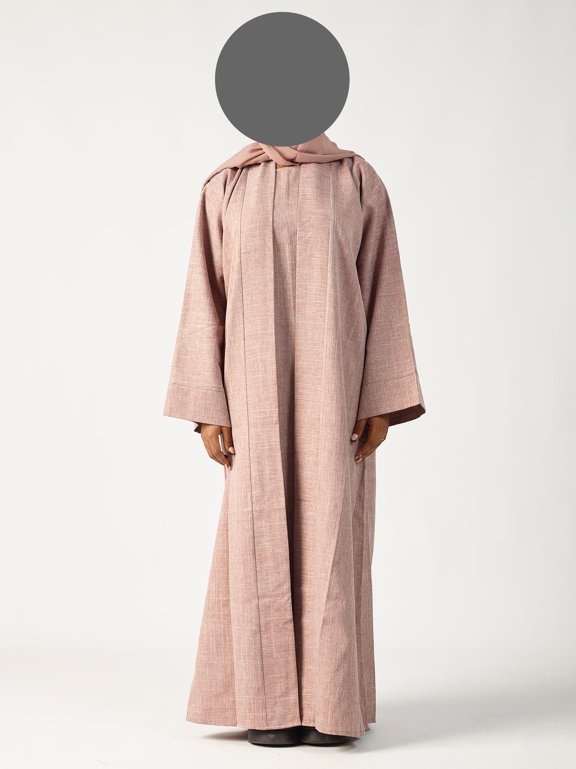 Linen Abaya Open
