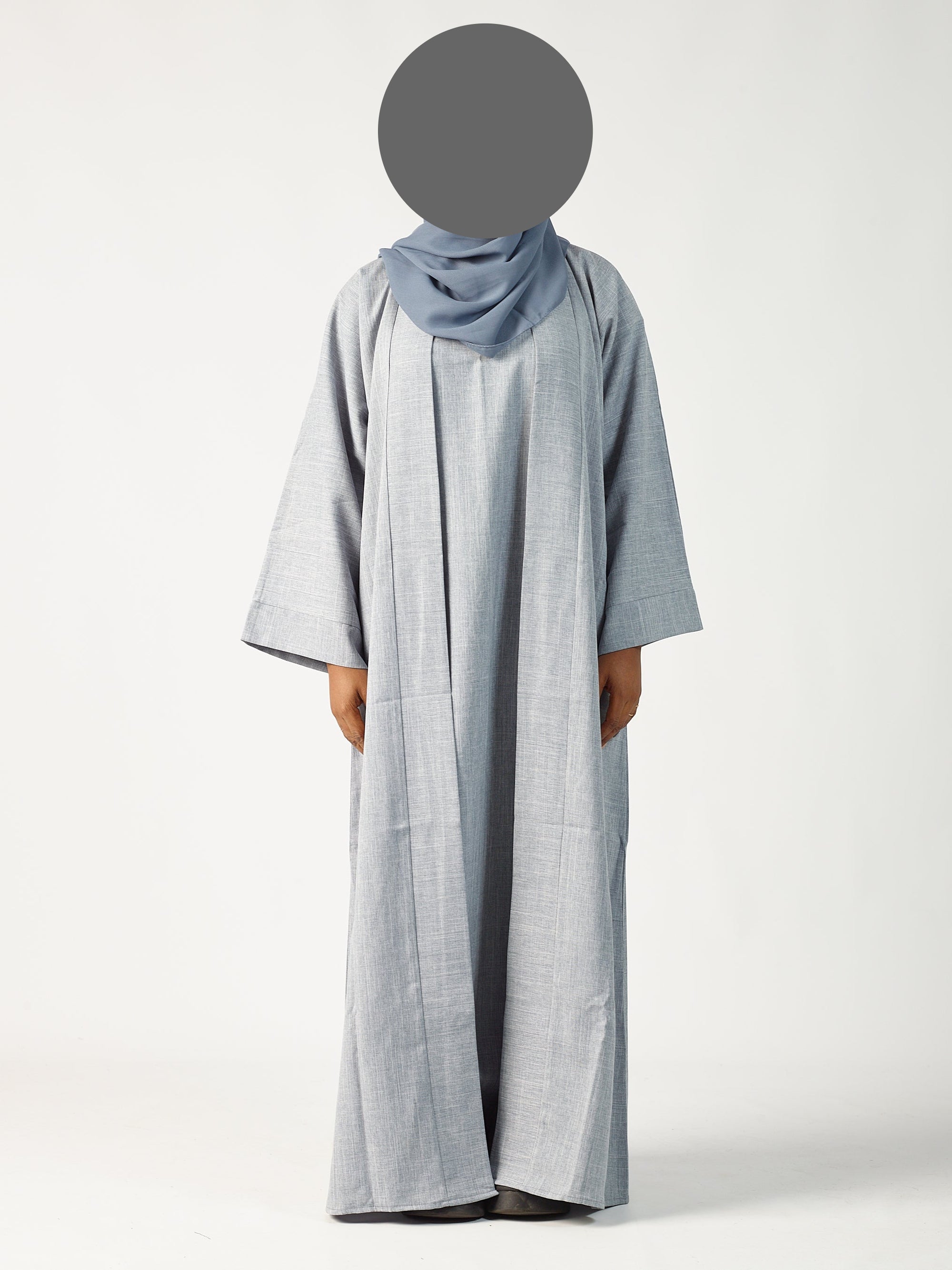 Linen Abaya Open