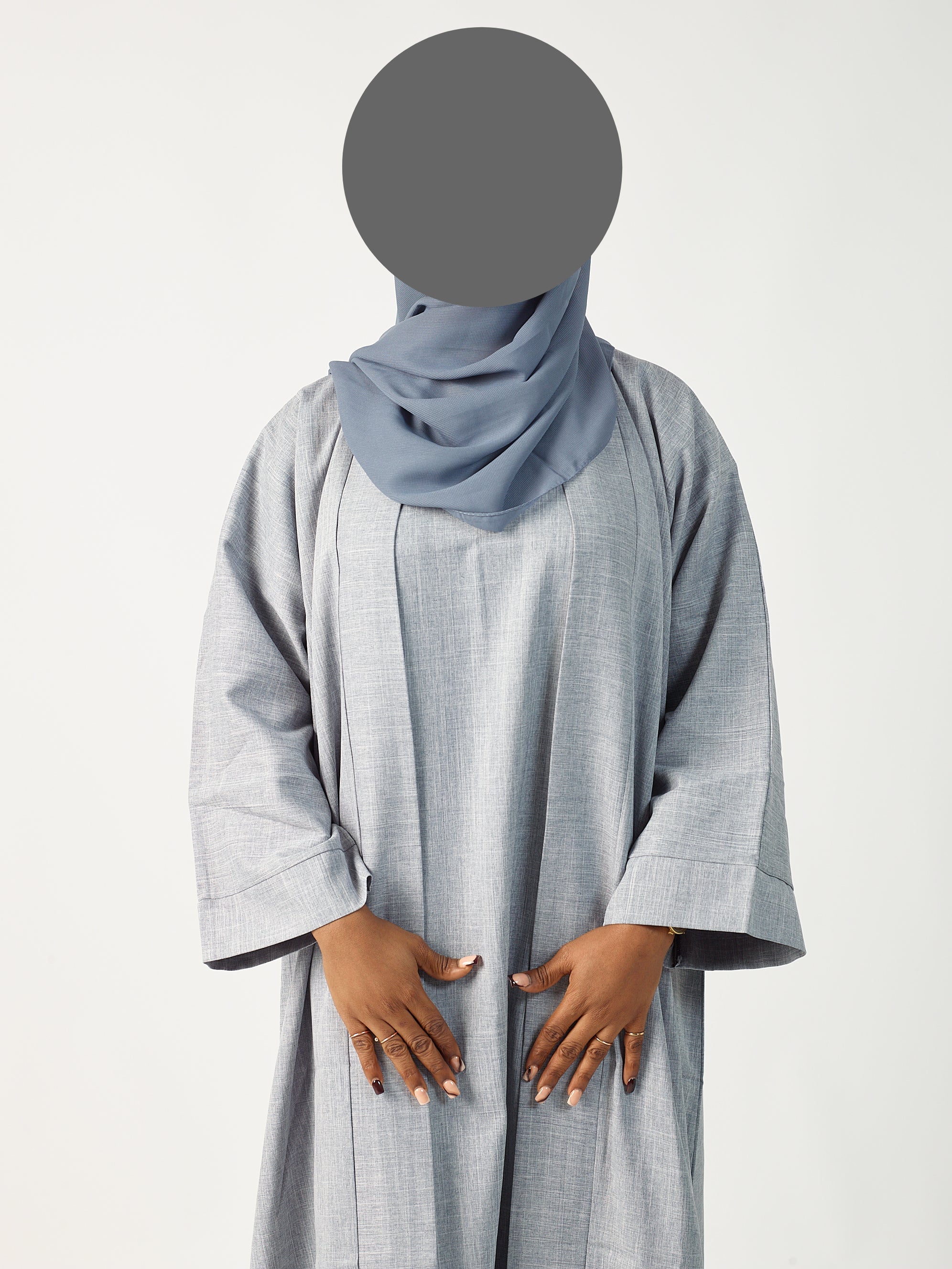 Linen Abaya Open