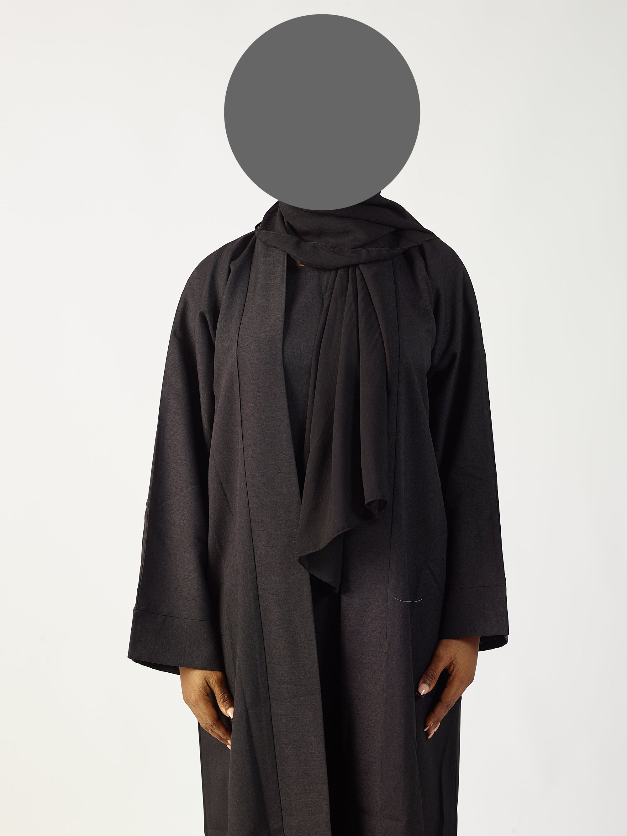 Linen Abaya Open