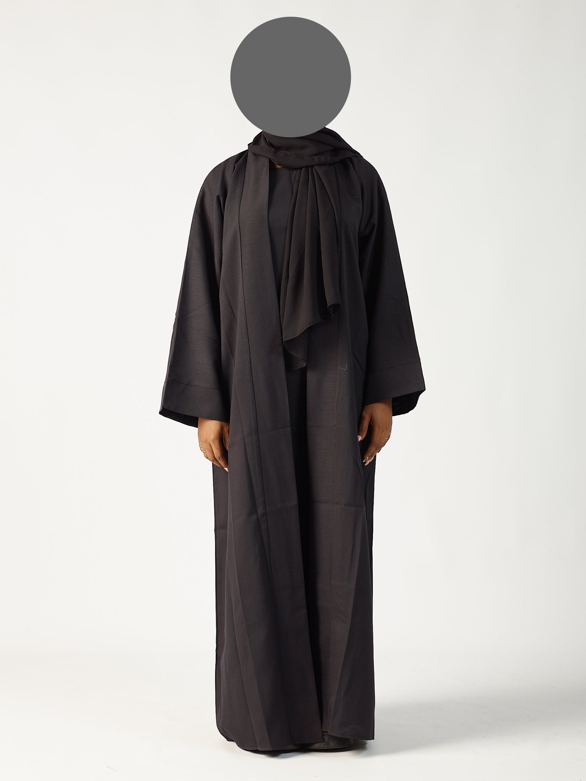 Linen Abaya Open