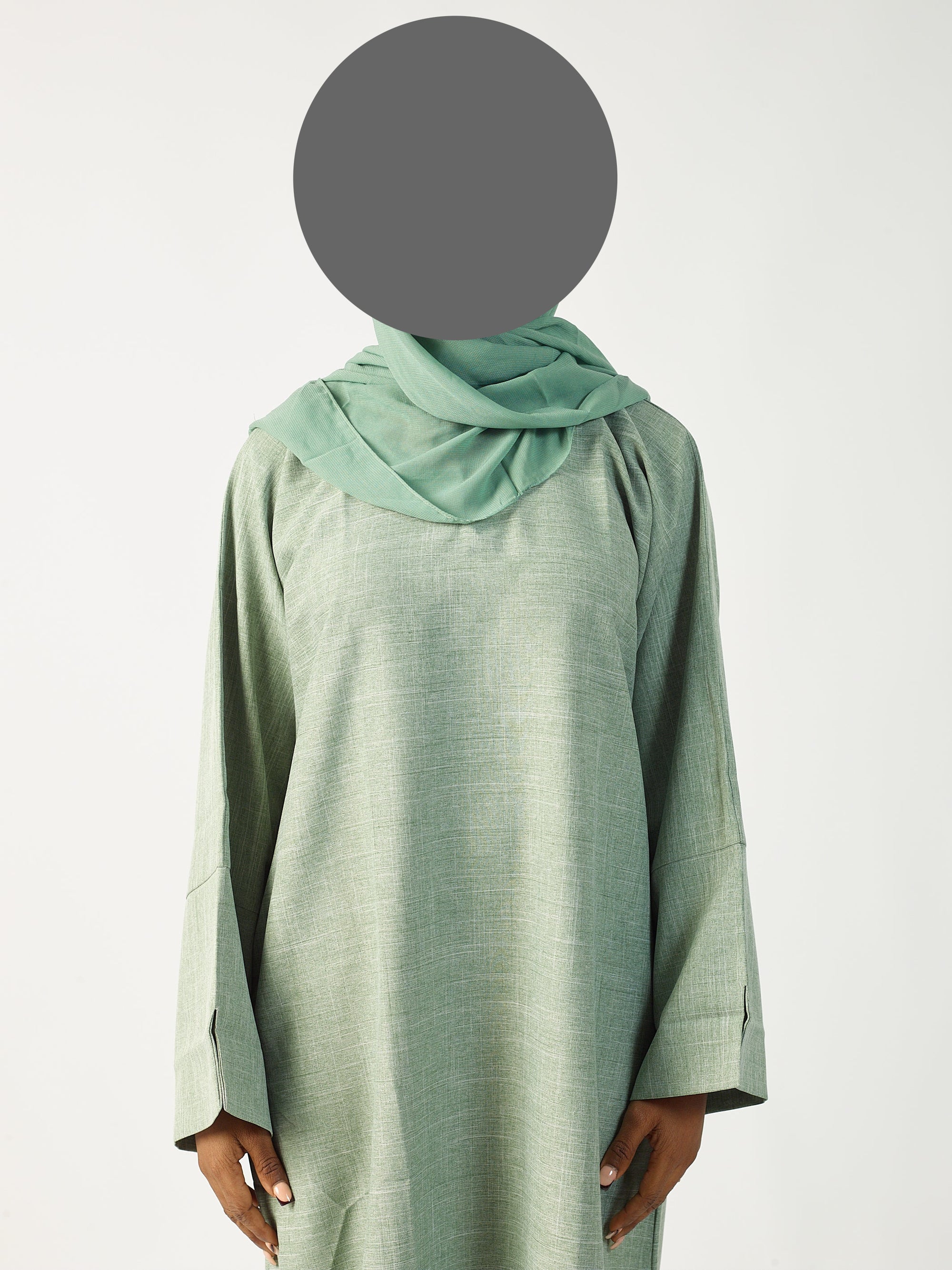 Linen Abaya Closed