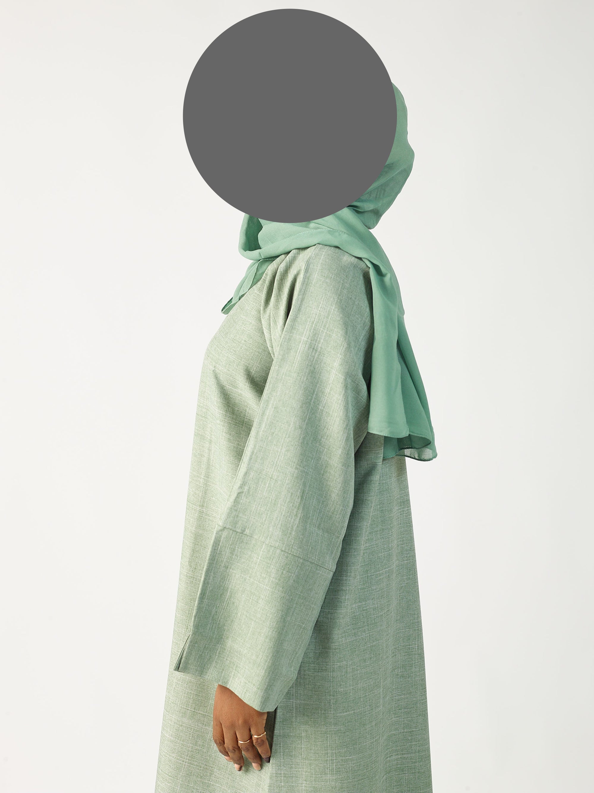 Linen Abaya Closed
