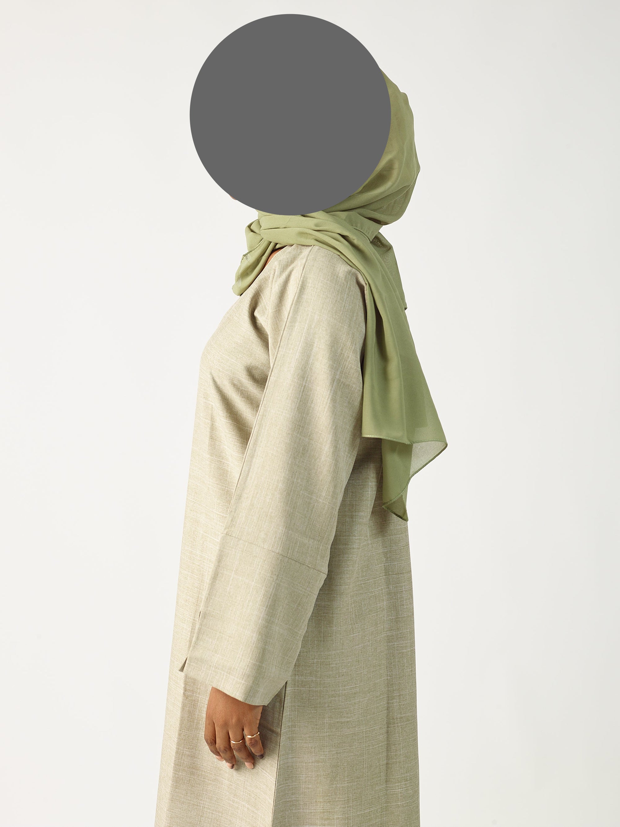 Linen Abaya Closed
