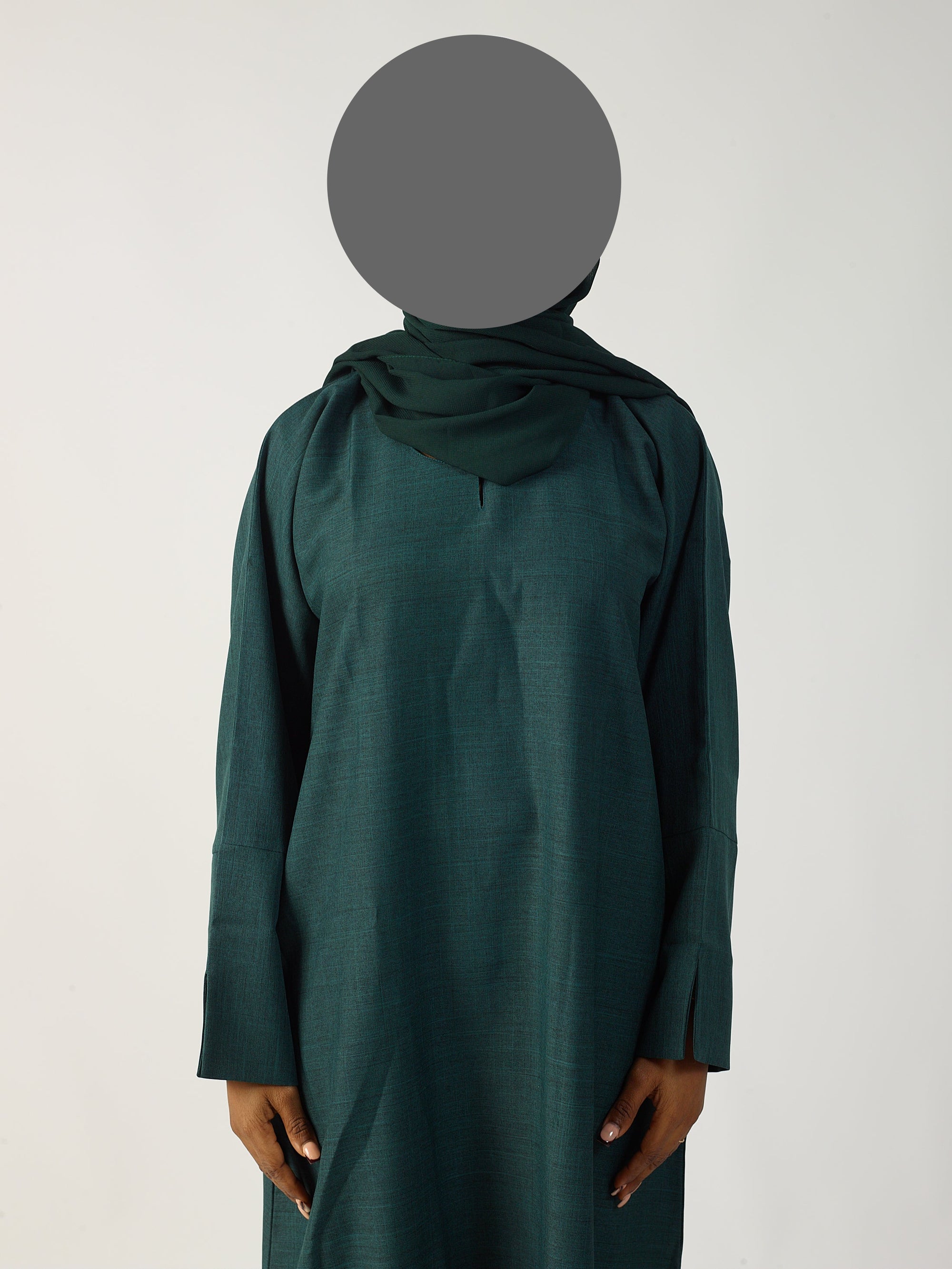 Linen Abaya Closed