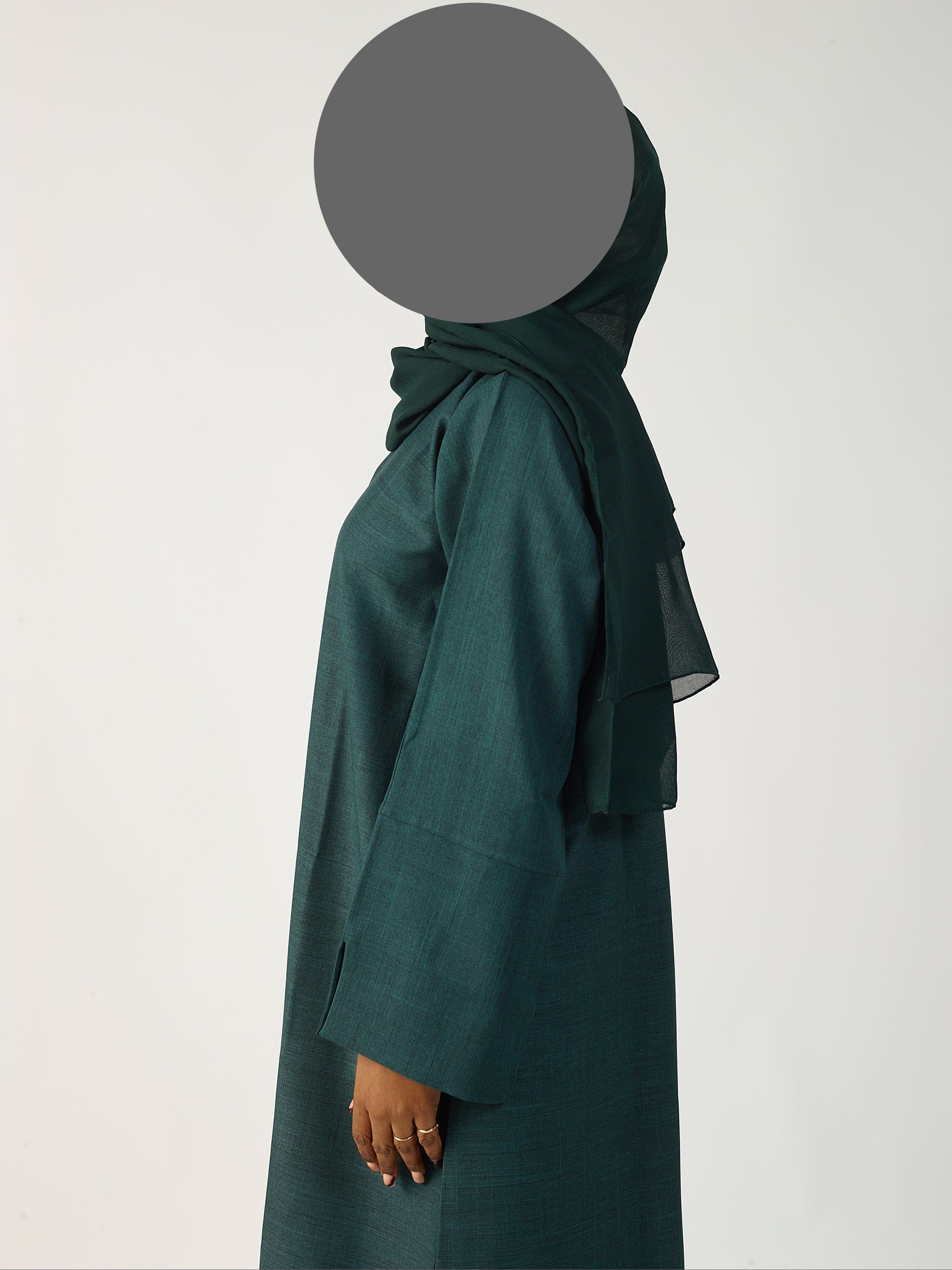 Linen Abaya Closed