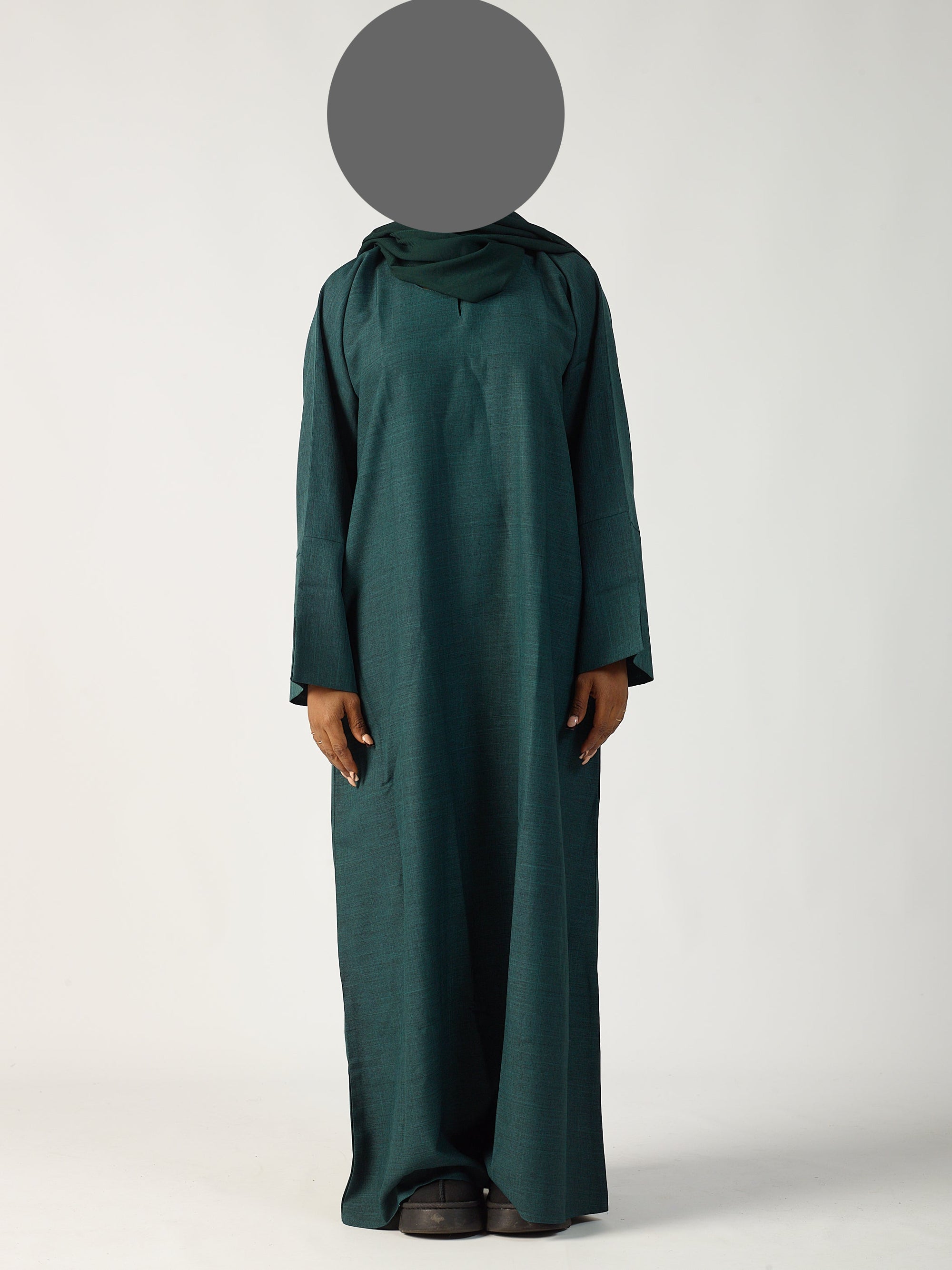 Linen Abaya Closed