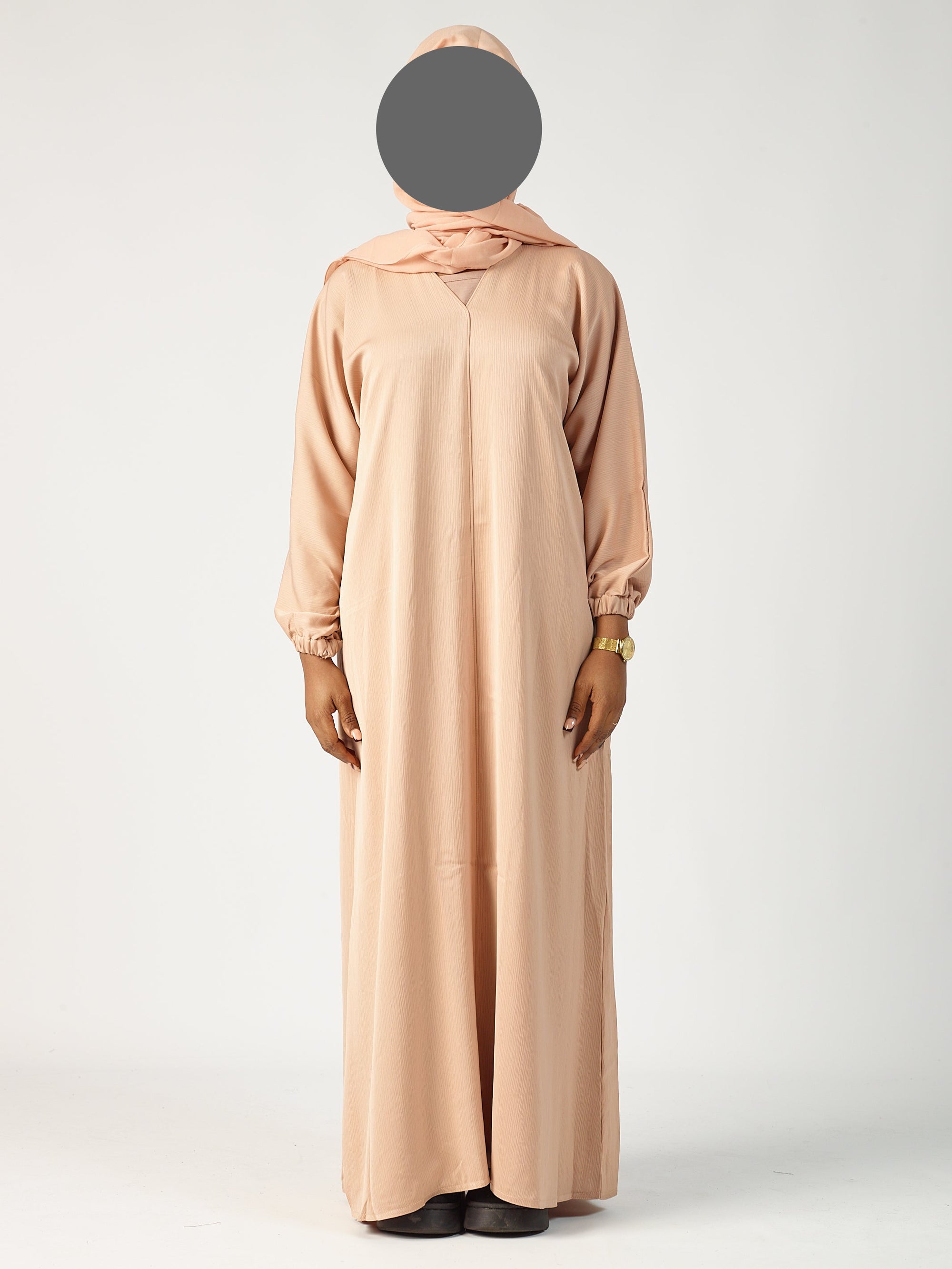 closed Abaya - Cuff sleeve