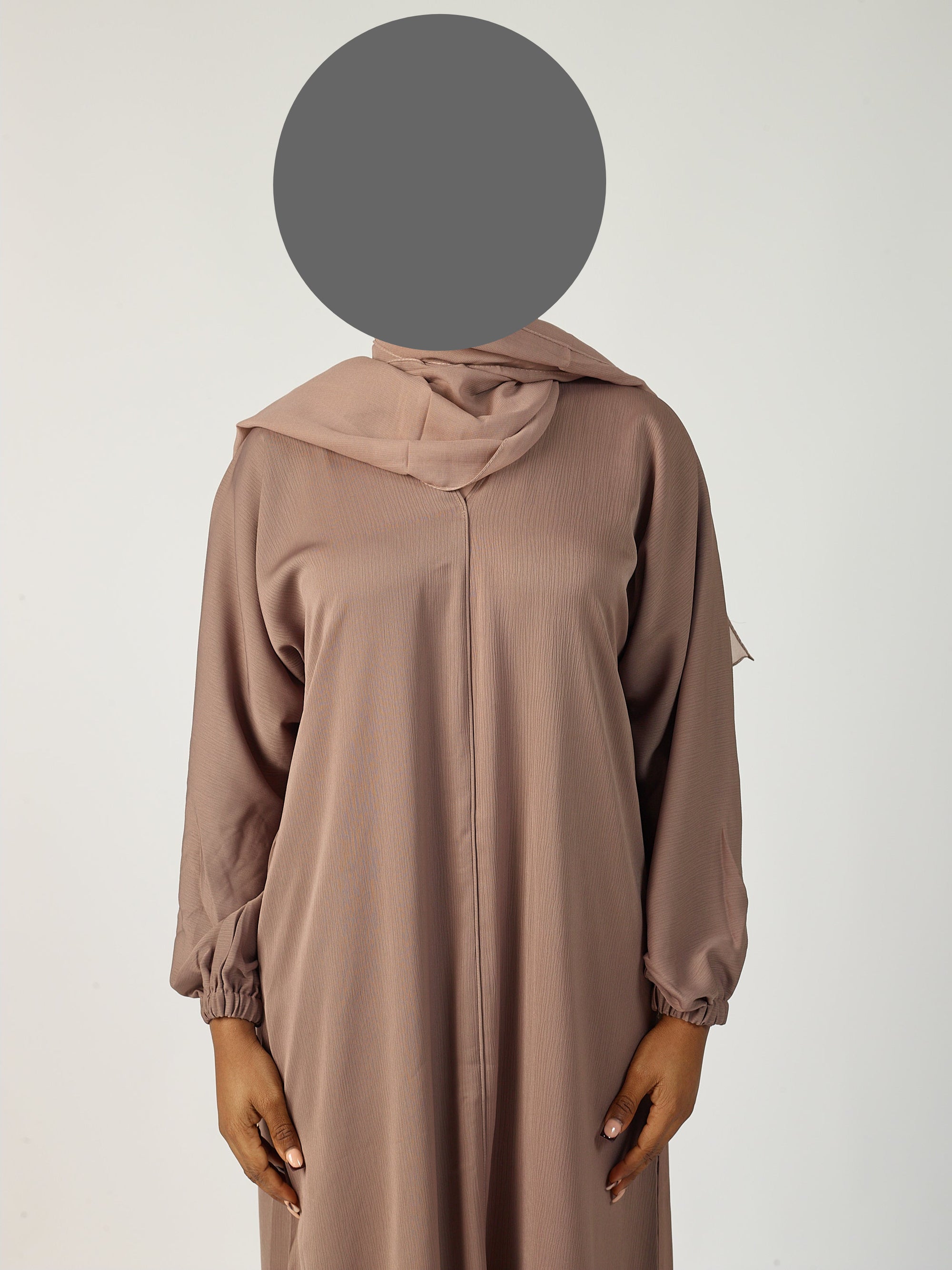 closed Abaya - Cuff sleeve