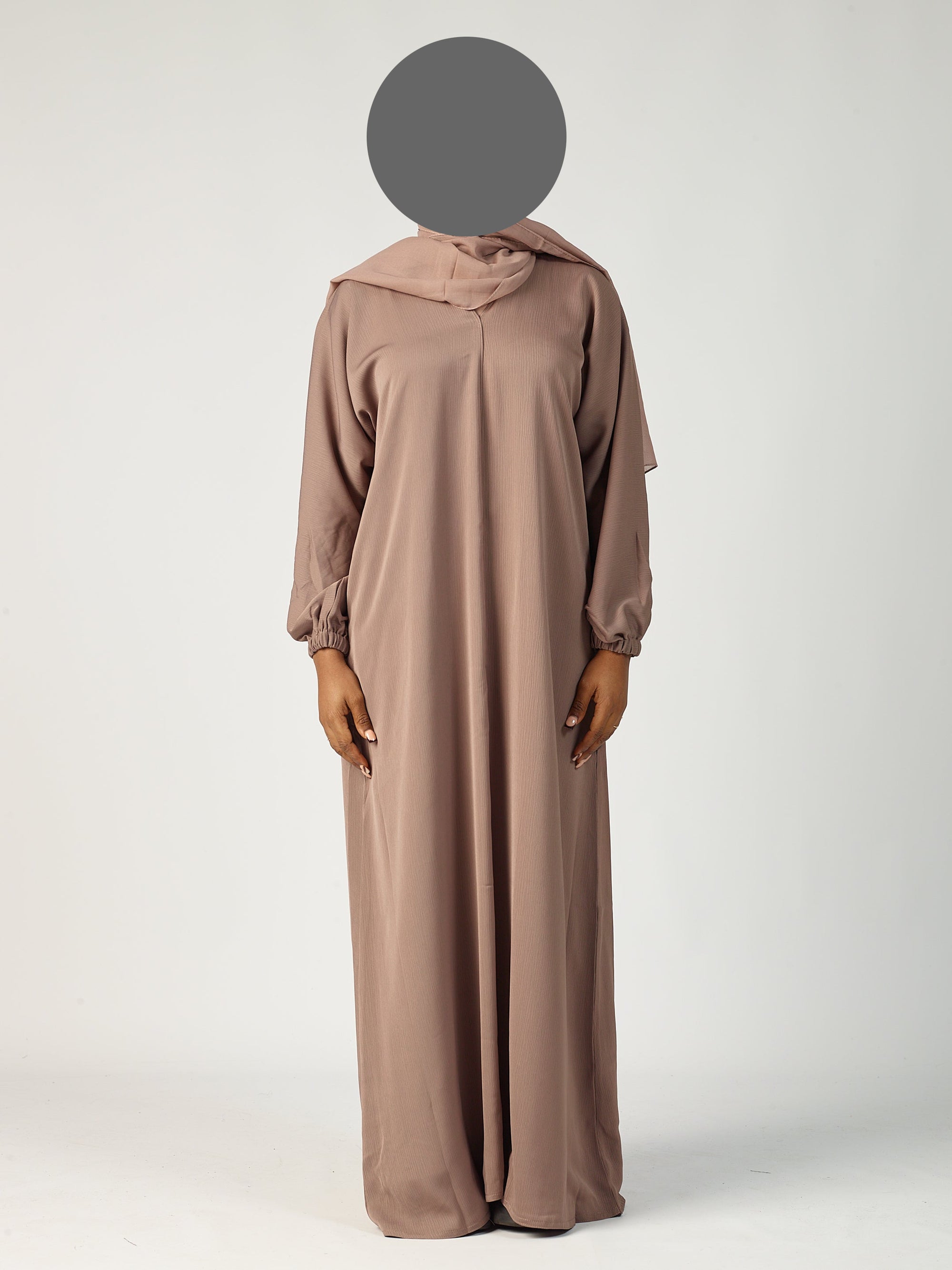 closed Abaya - Cuff sleeve