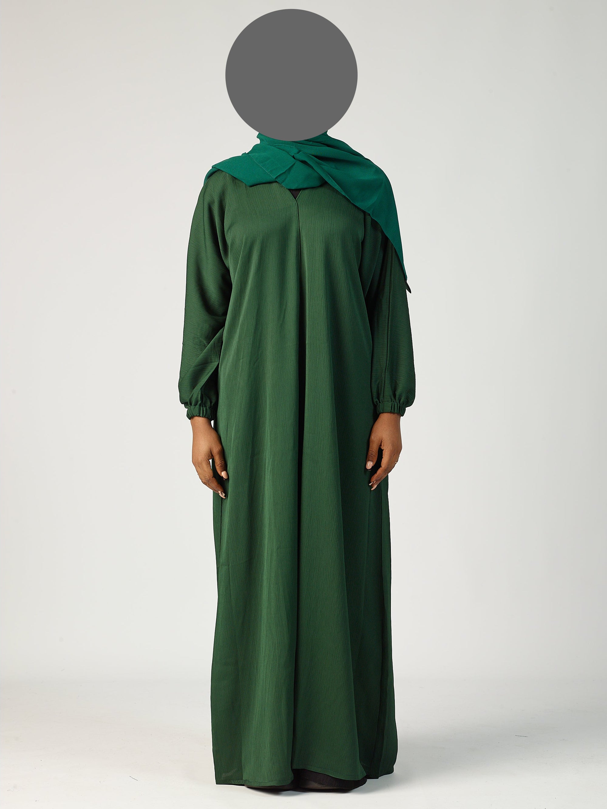 closed Abaya - Cuff sleeve