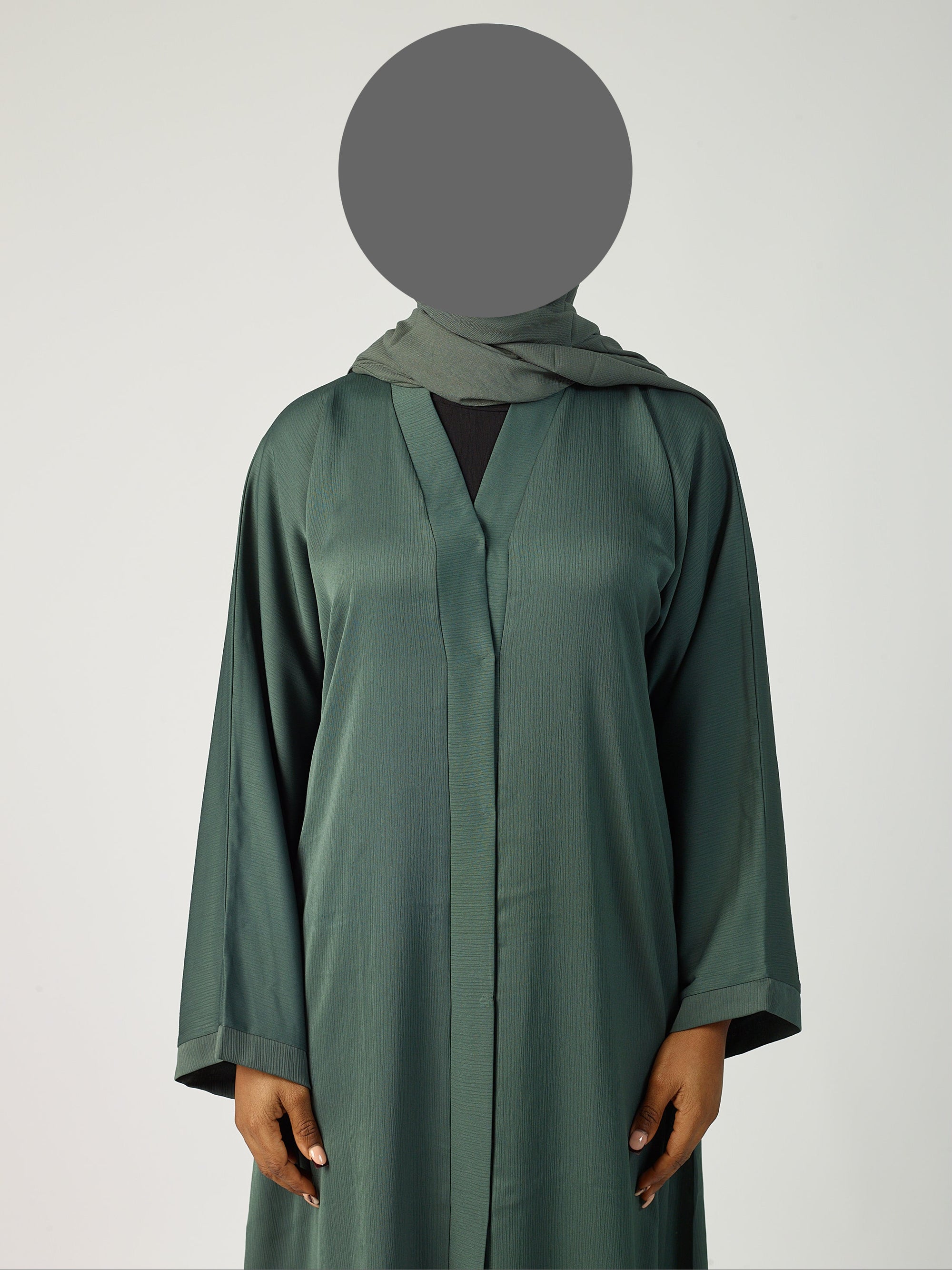 Open Abaya - wide sleeve