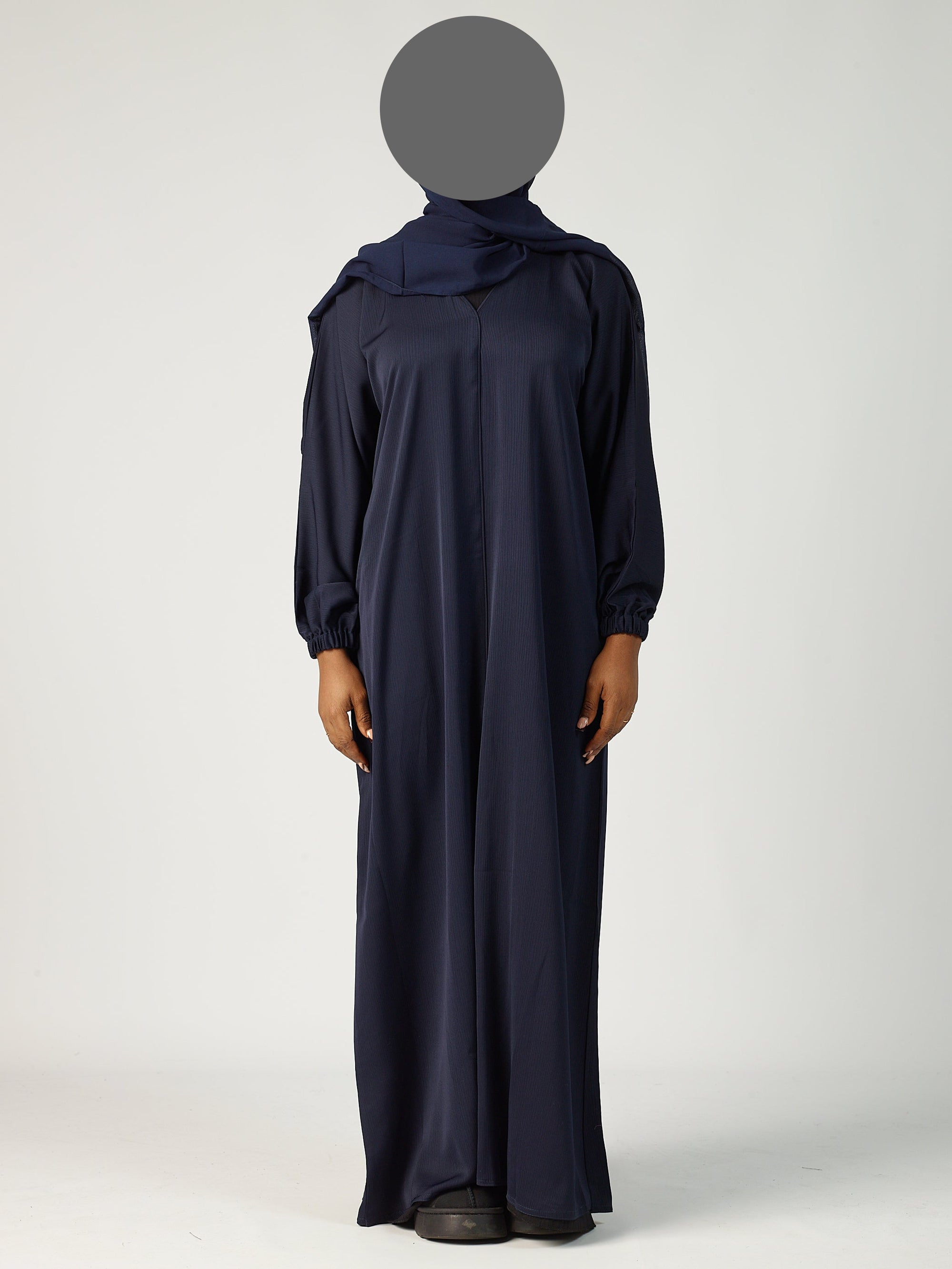 closed Abaya - Cuff sleeve