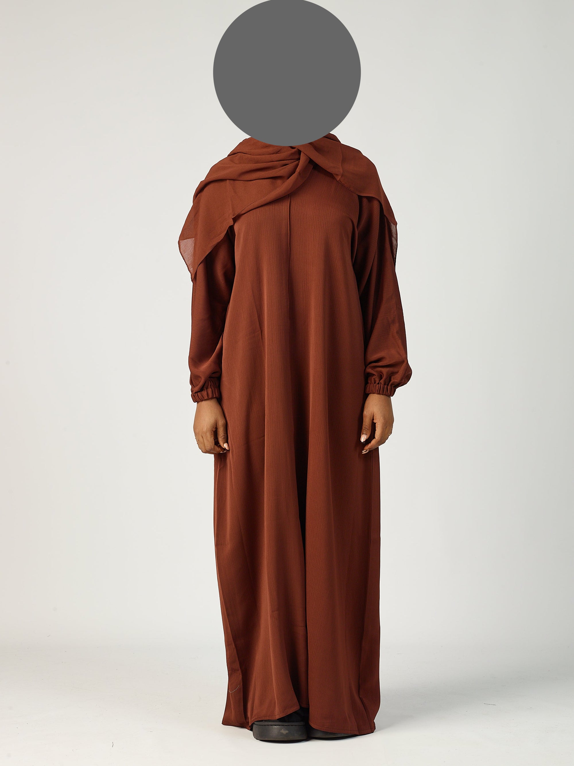 closed Abaya - Cuff sleeve