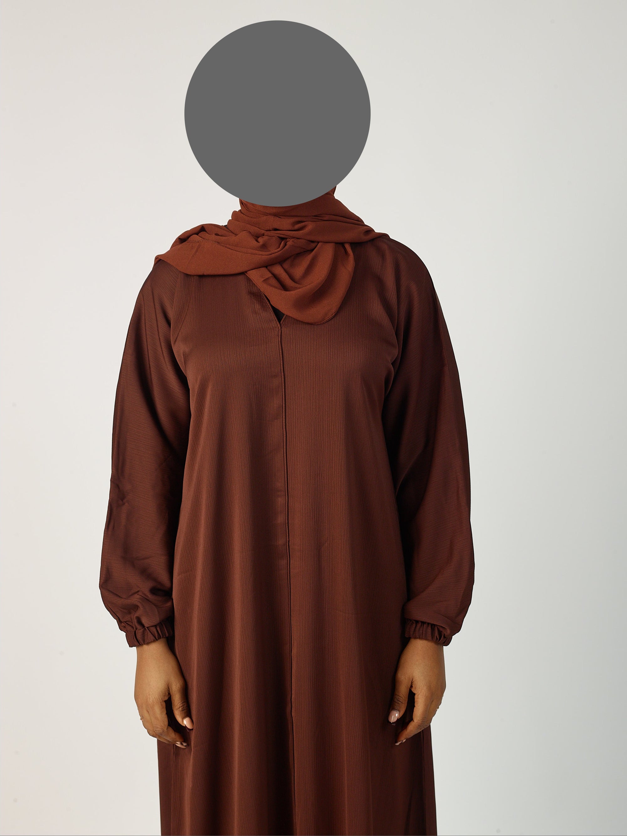 closed Abaya - Cuff sleeve