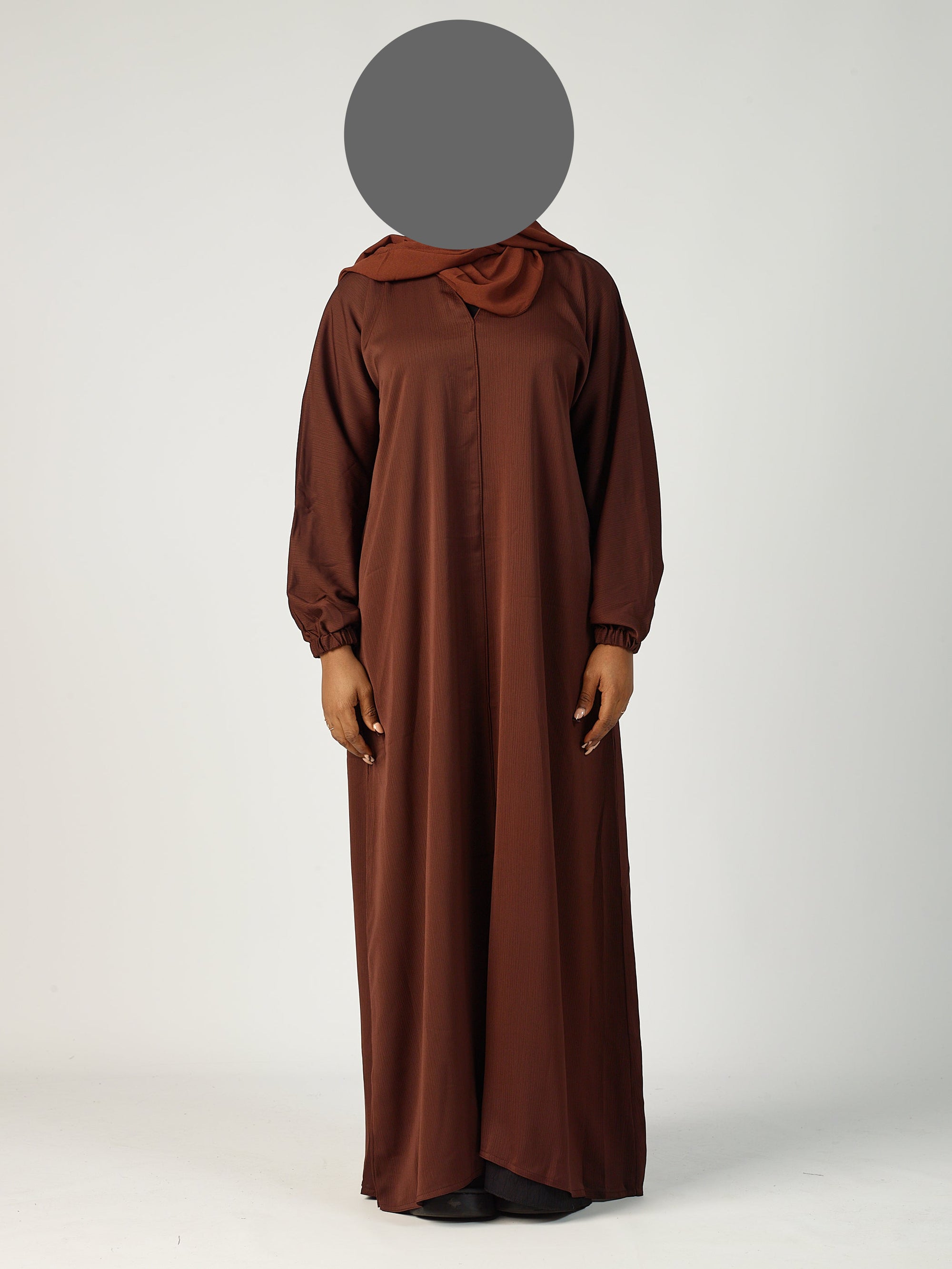 closed Abaya - Cuff sleeve