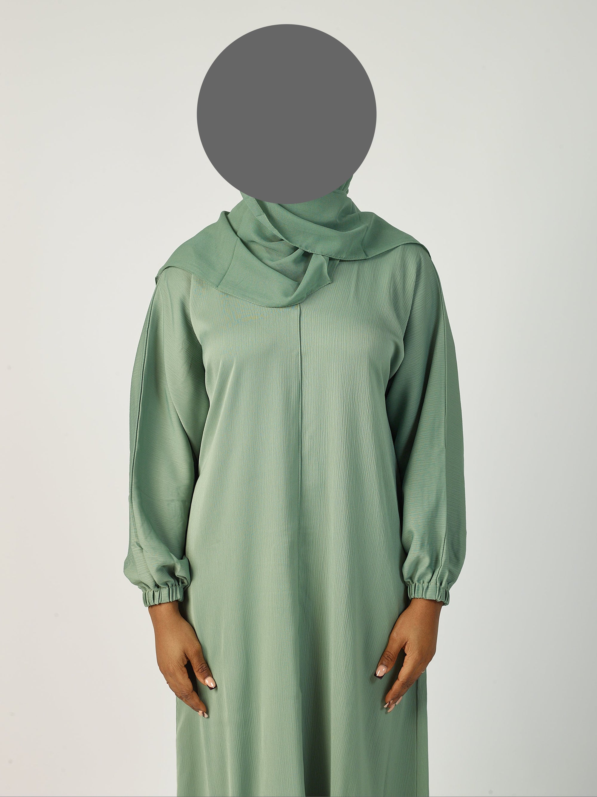 closed Abaya - Cuff sleeve
