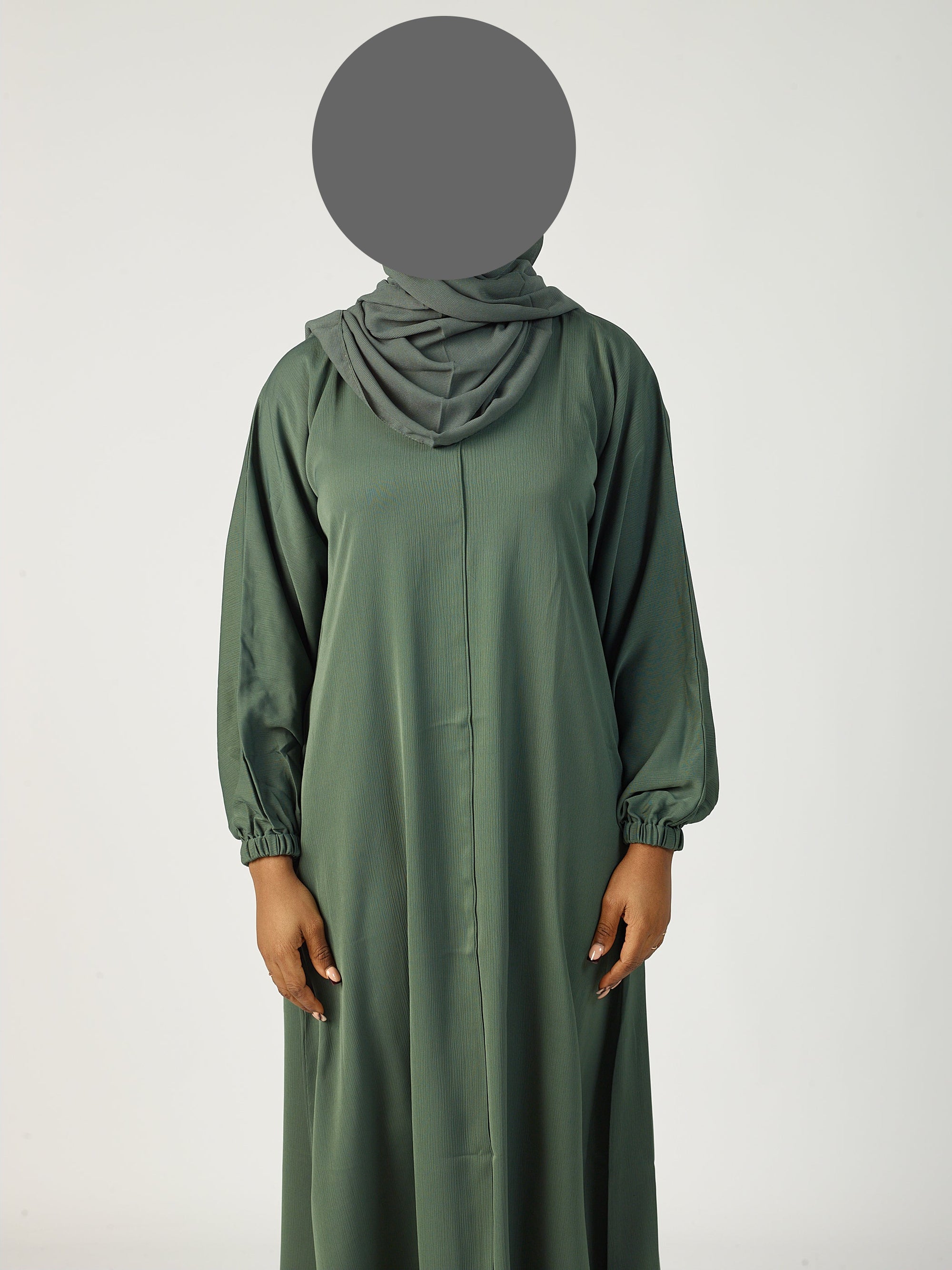 closed Abaya - Cuff sleeve