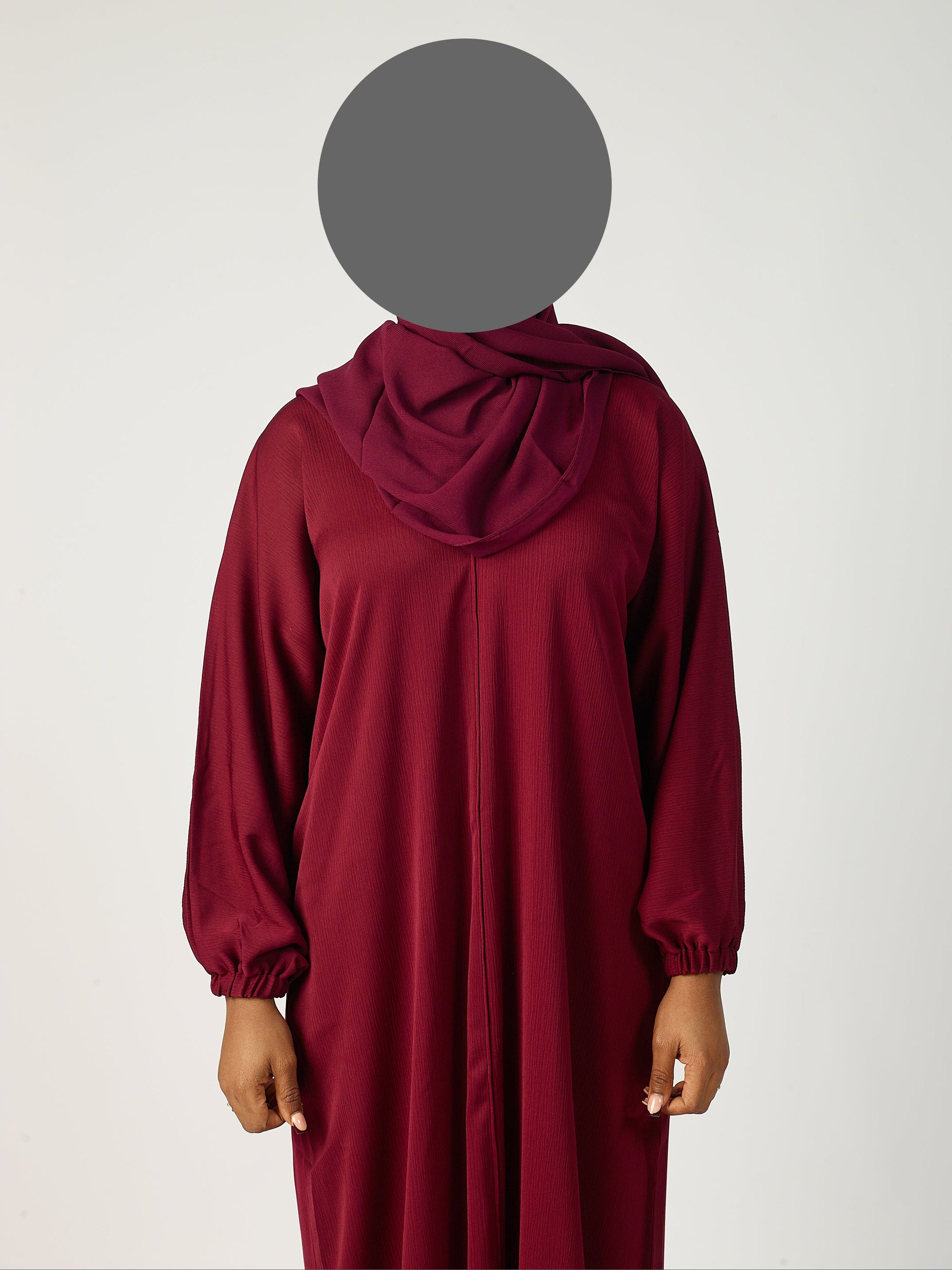 closed Abaya - Cuff sleeve