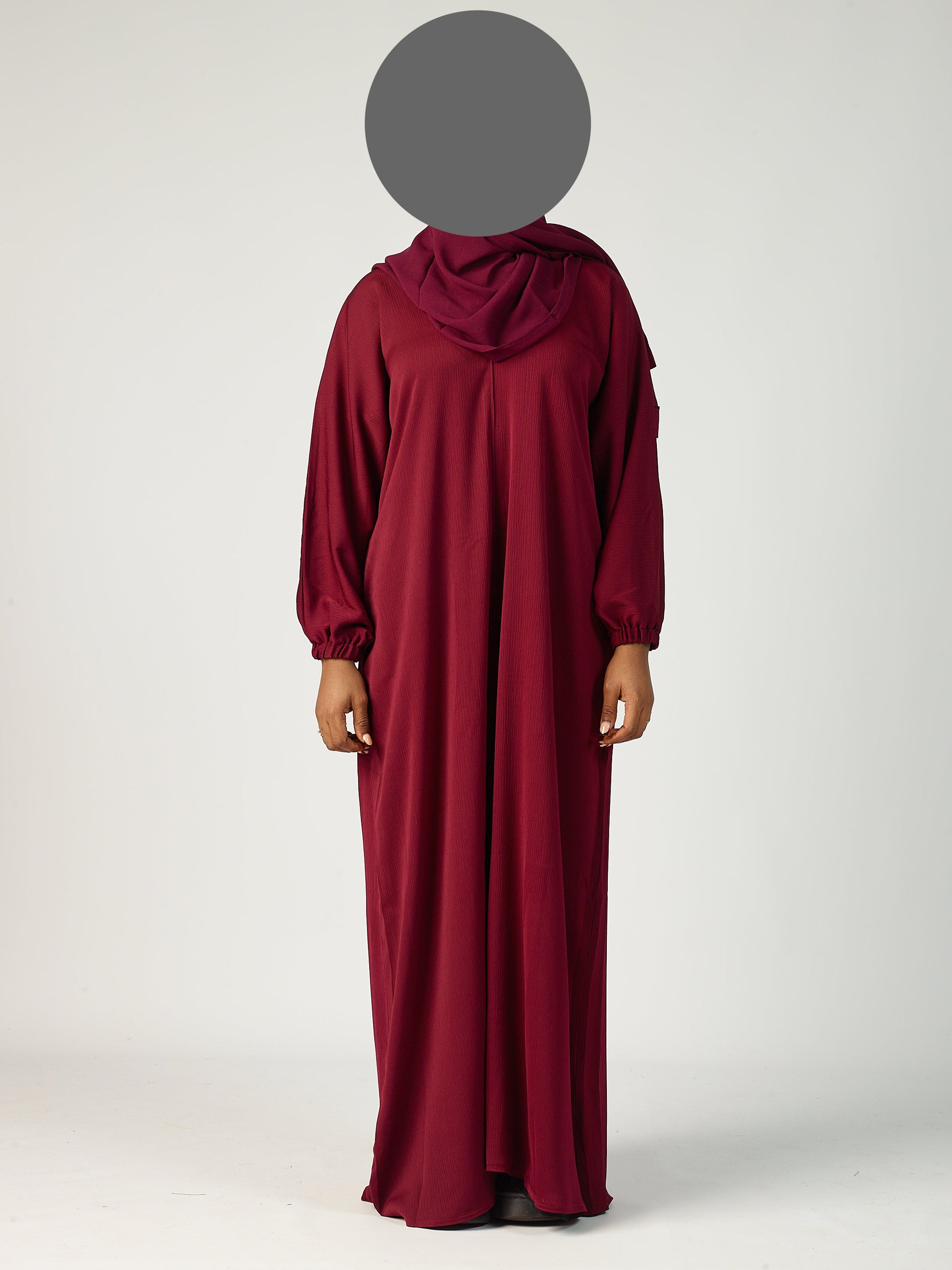 closed Abaya - Cuff sleeve