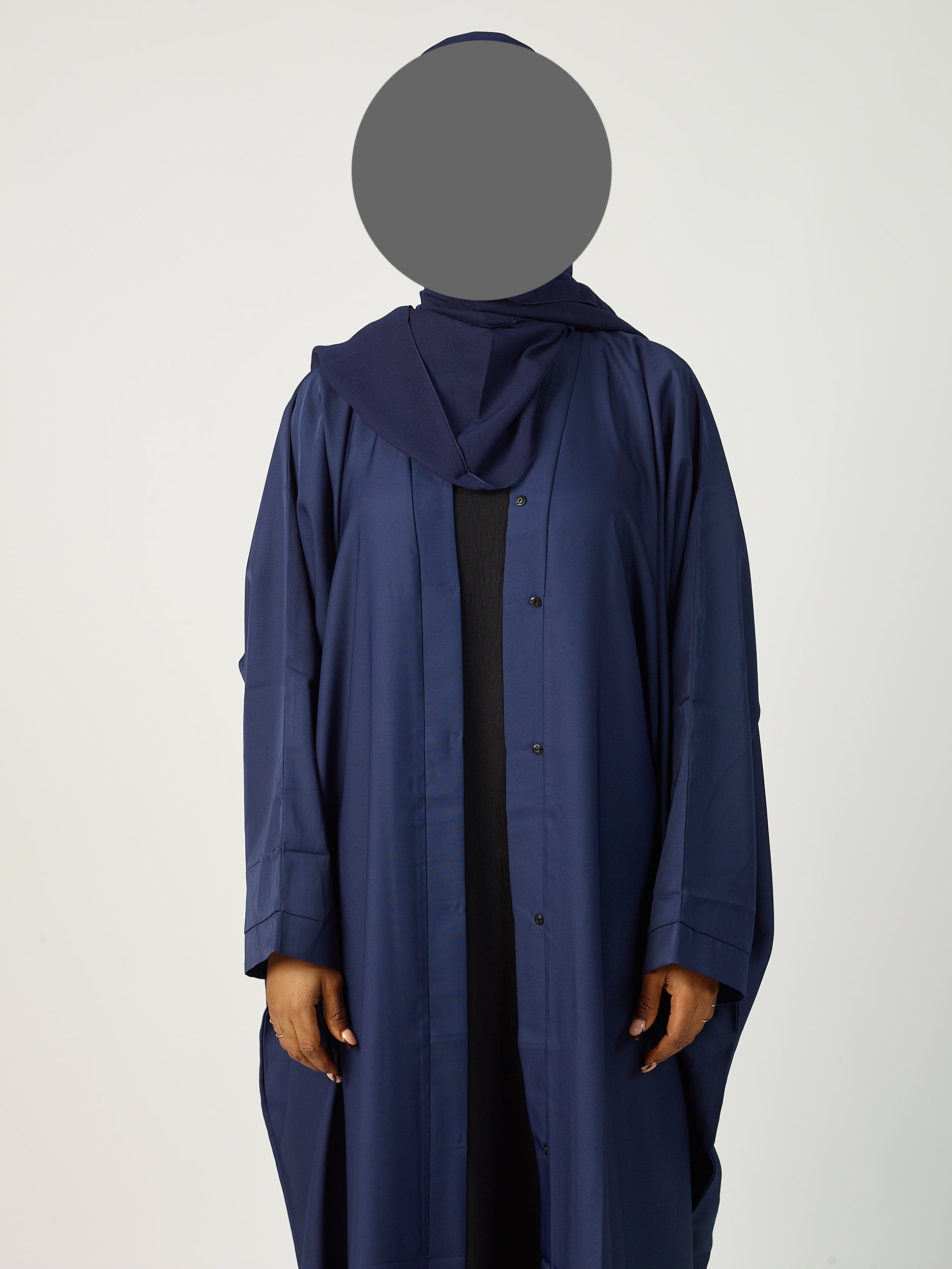 Batwing Open Abaya - wide sleeve -