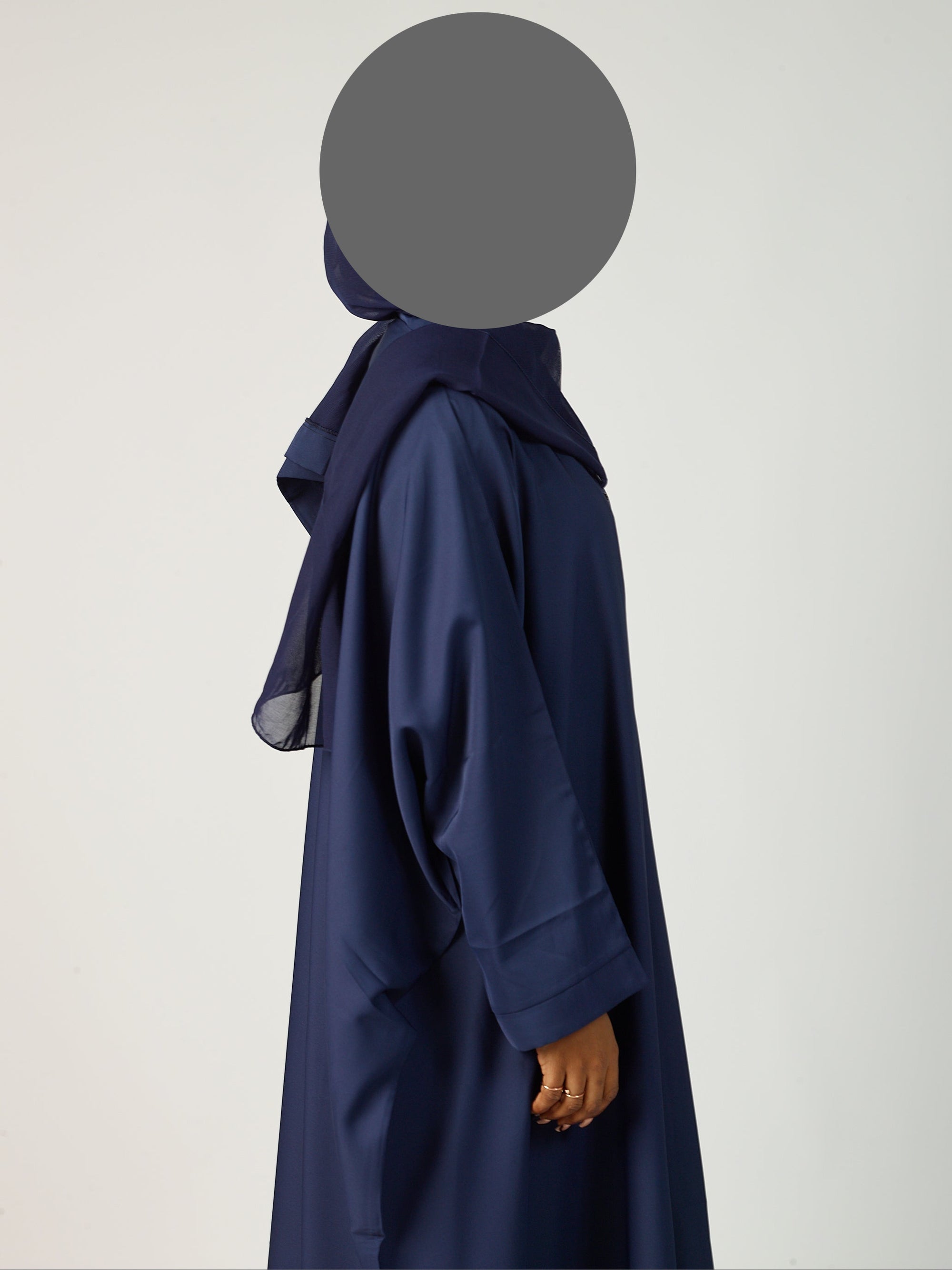 Batwing Open Abaya - wide sleeve -