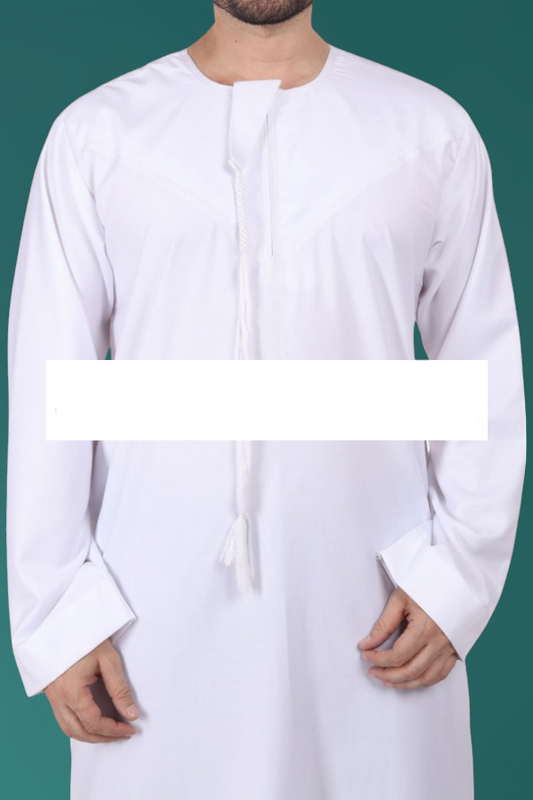 Traditional Emirati Thobe - White