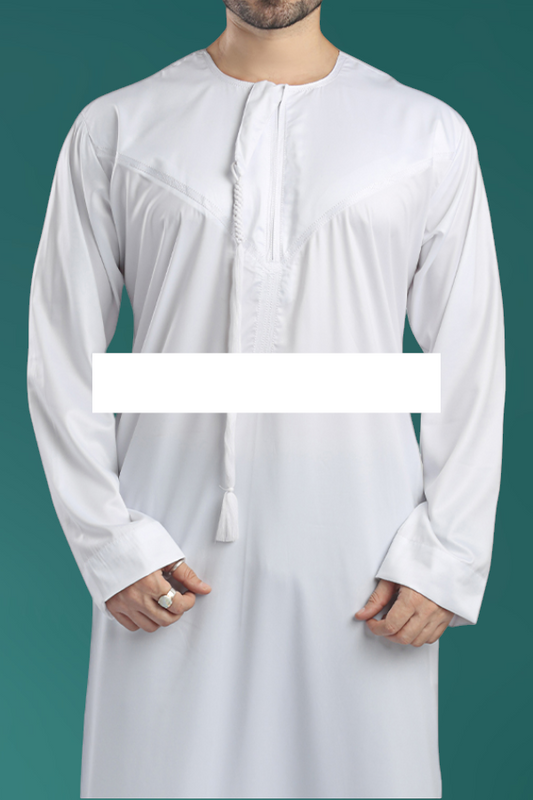 White Traditional Emirati Thobe